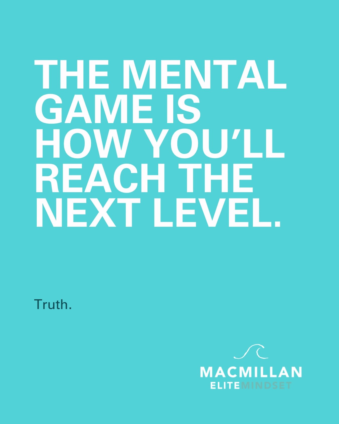 We all invest time and energy into the physical or intellectual part of what we do&hellip; but it&rsquo;s the mental performance that will take anything you do to the next level! There&rsquo;s so much to it, not difficult, you just need a coach to gu