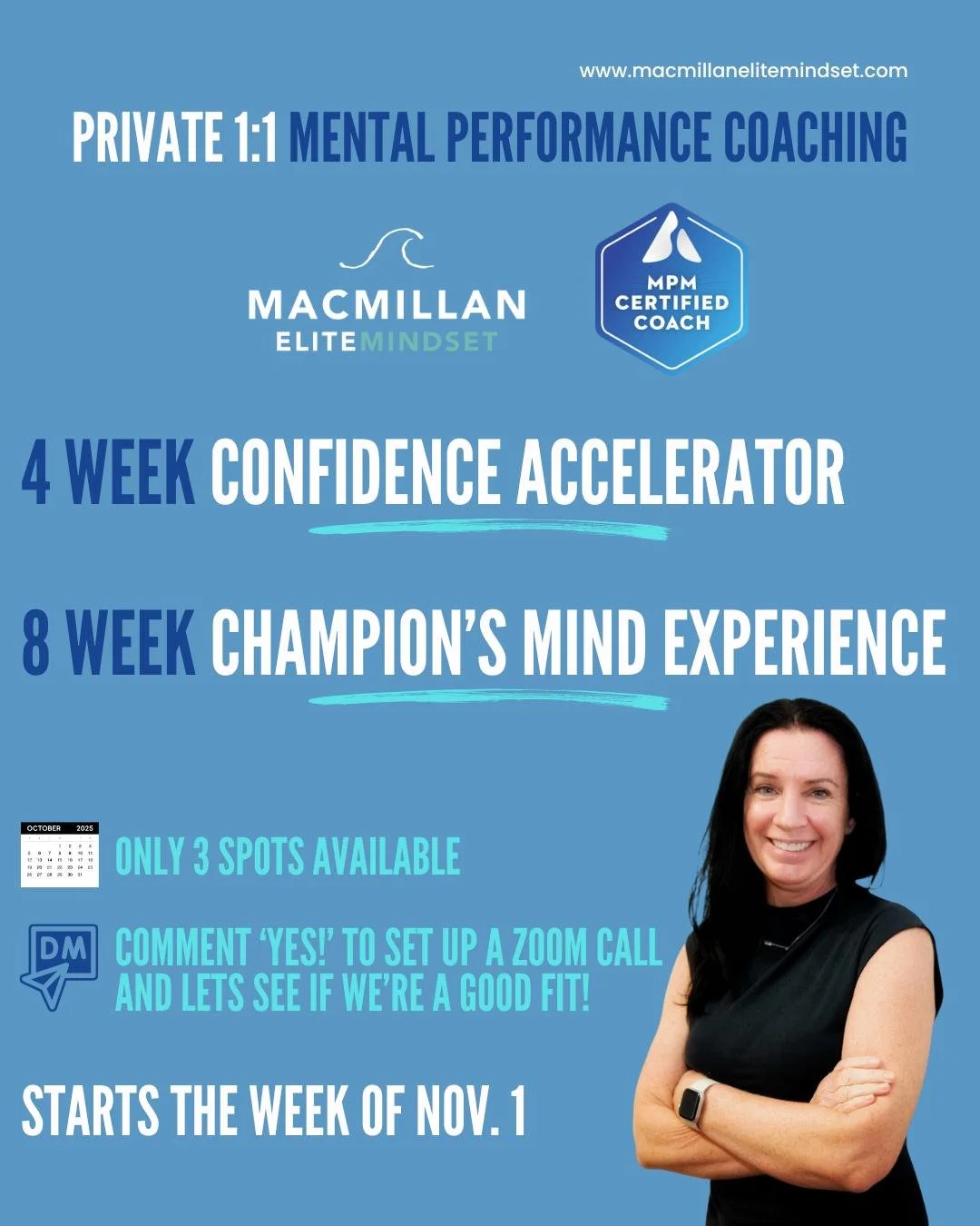 Every athlete wants to be able to perform their best when it really counts, be confident and to have fun during the process. 

It's NOT fun though if you're not performing as well in a game as in training, wishing you had confidence like others seem 