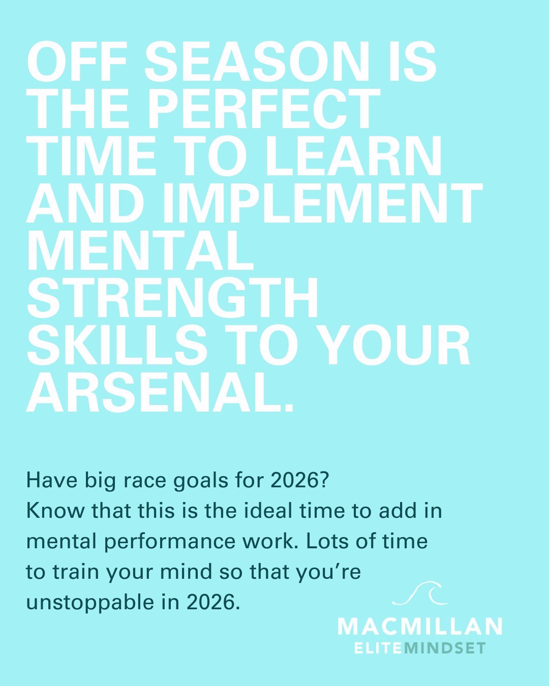 Mental Performance skills are the secret sauce to level up your performance, whatever your sport. In the paddling world, most of us are now entering our off season which means we're focussing our training on things that we can build over the winter. 