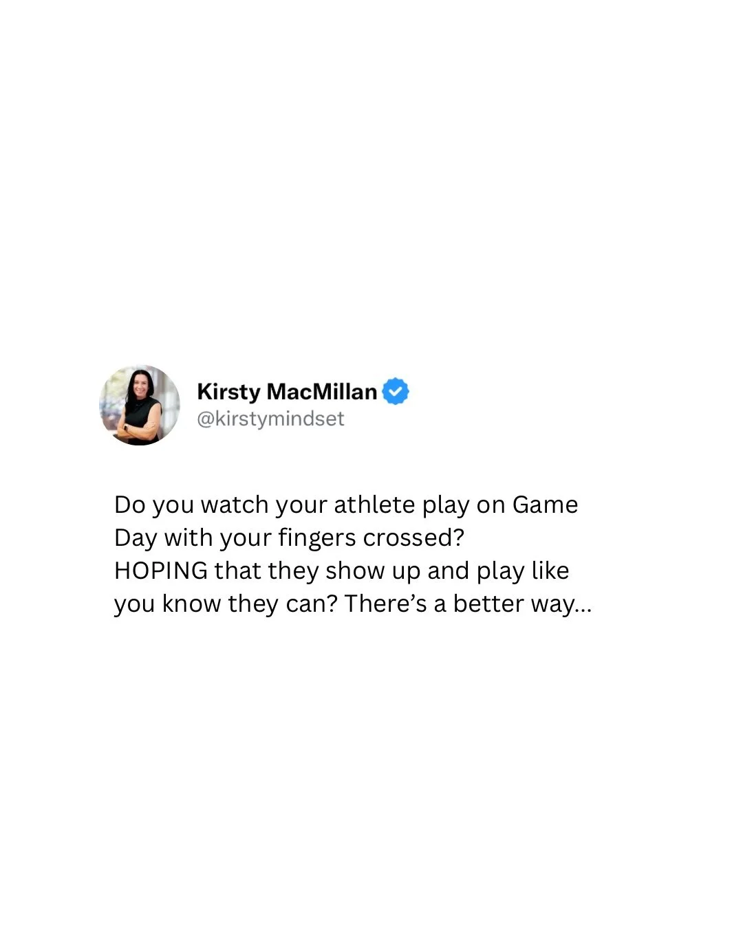 It is NOT a nice feeling going to your daughter/son&rsquo;s game and crossing your fingers and hoping that it goes well.  That they show up with confidence.  Handle the bad plays well. Execute the skills the way you&rsquo;ve seen them in practice so 