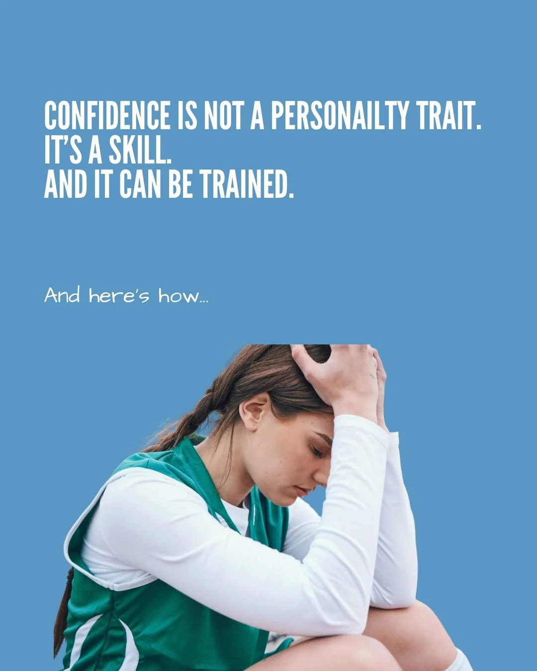 Confidence is not something some people &ldquo;have&rdquo; and others don&rsquo;t.  It&rsquo;s something you do, it&rsquo;s a verb, and you do it with your BFS.

When your Body Language, Focus and Self-Talk are rolling and good&hellip; that IS confid