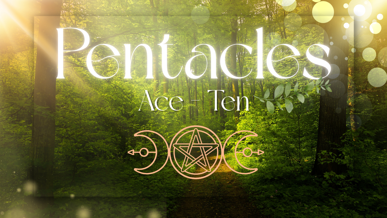 Learning the Tarot: Pentacles Ace - Ten