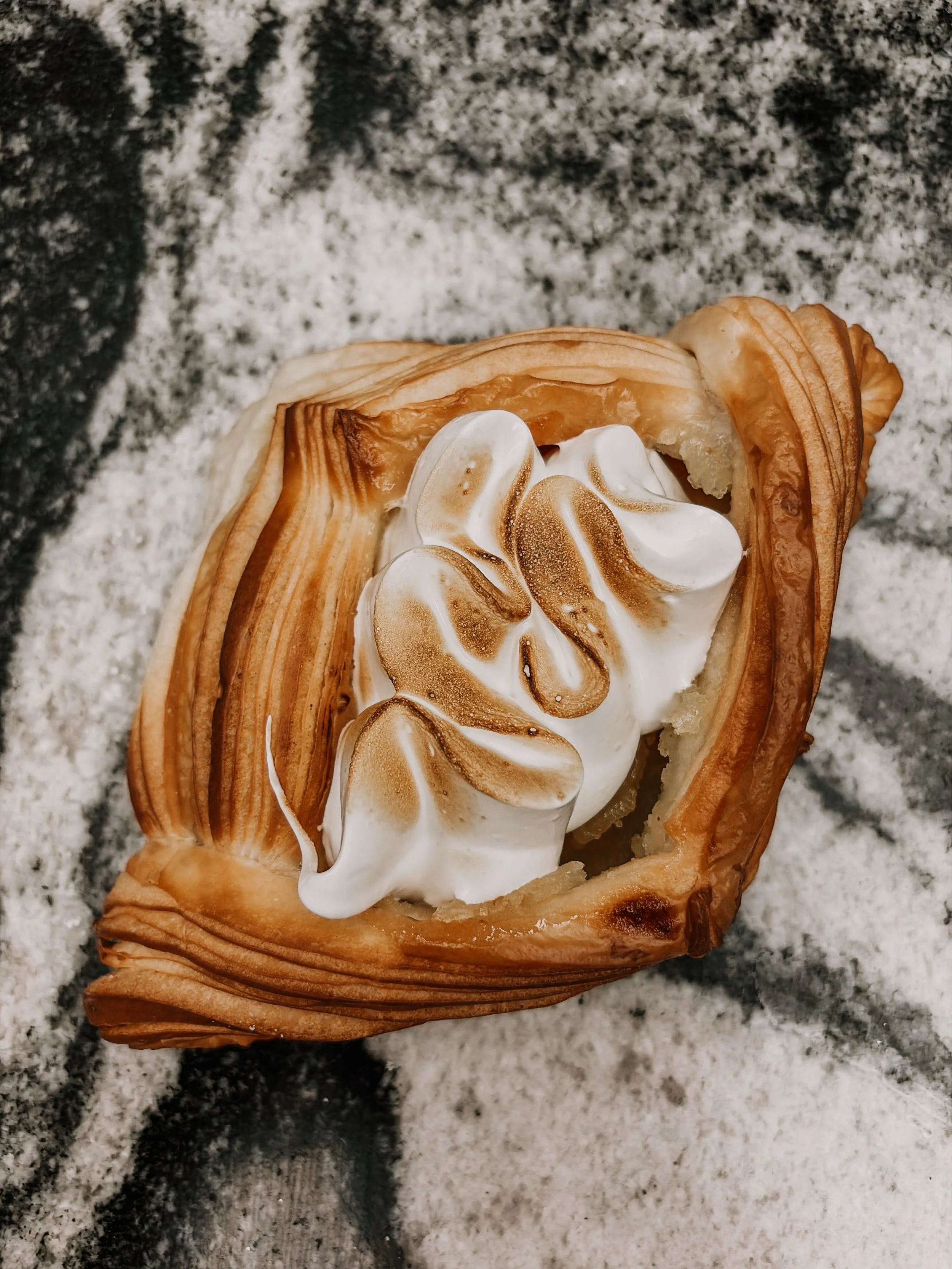 we&rsquo;re here today until 2 !! come try this lemon meringue danish today - we&rsquo;ll see you soon !!
