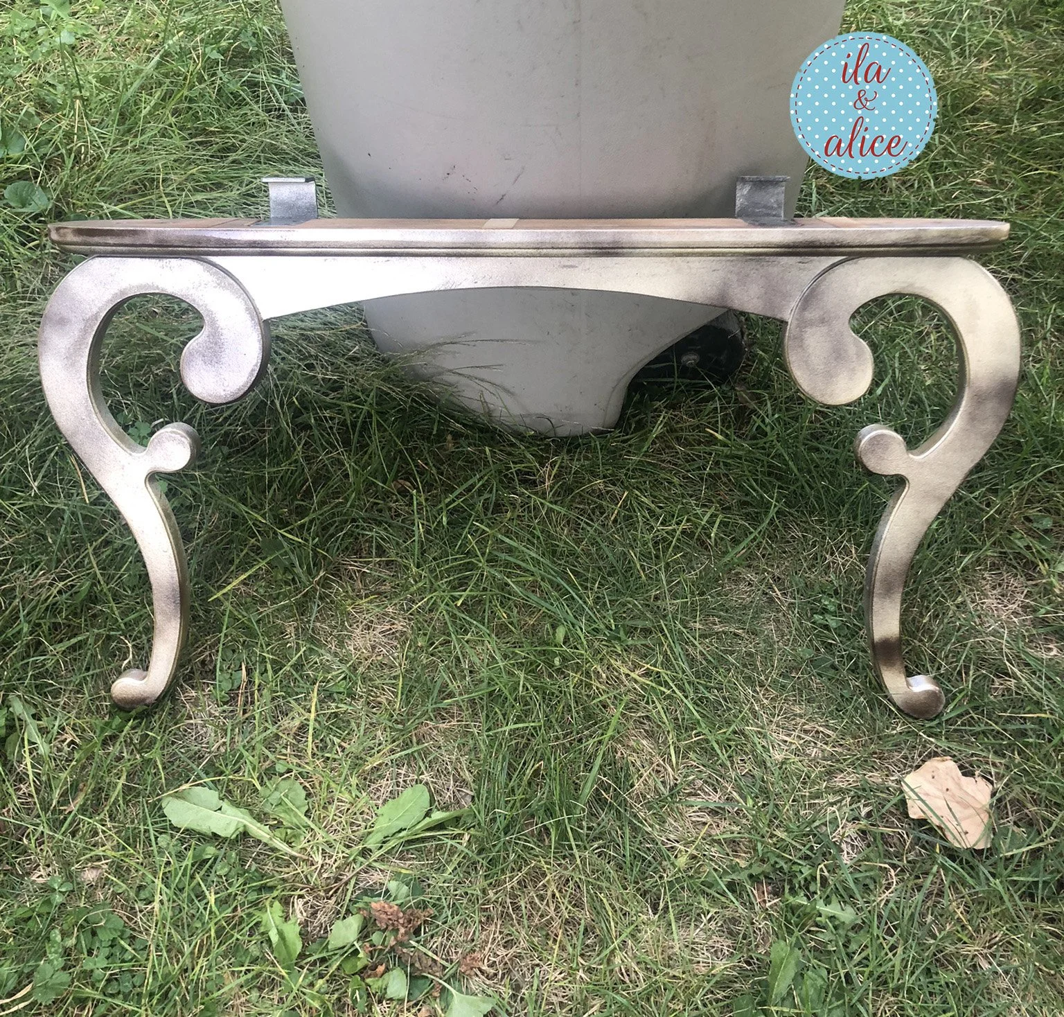 upcycling a mirror into a creepy ghost mirror for Halloween display