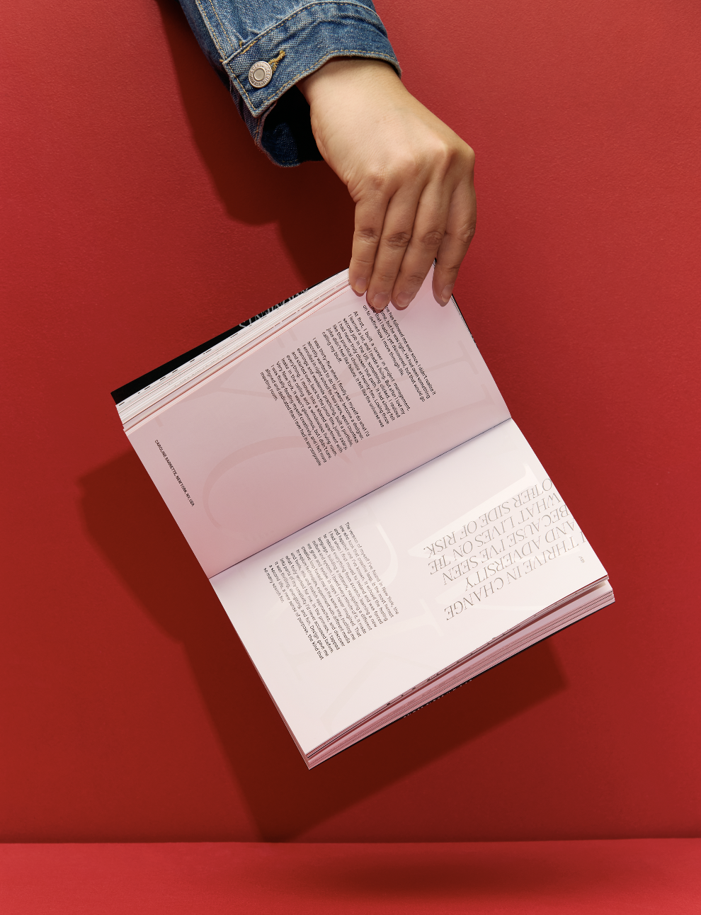 pivotal moments zine, magazine, new york design club, editorial zine, NYDC, spread