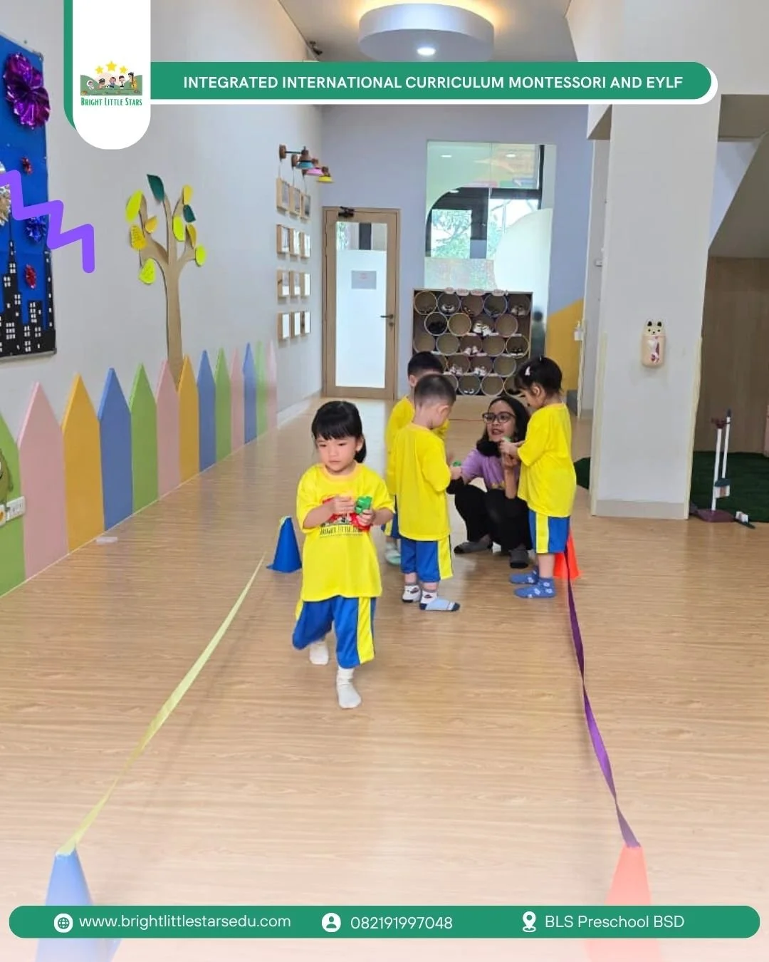 celebrating active learning through movement and play at bright little stars preschool BSD