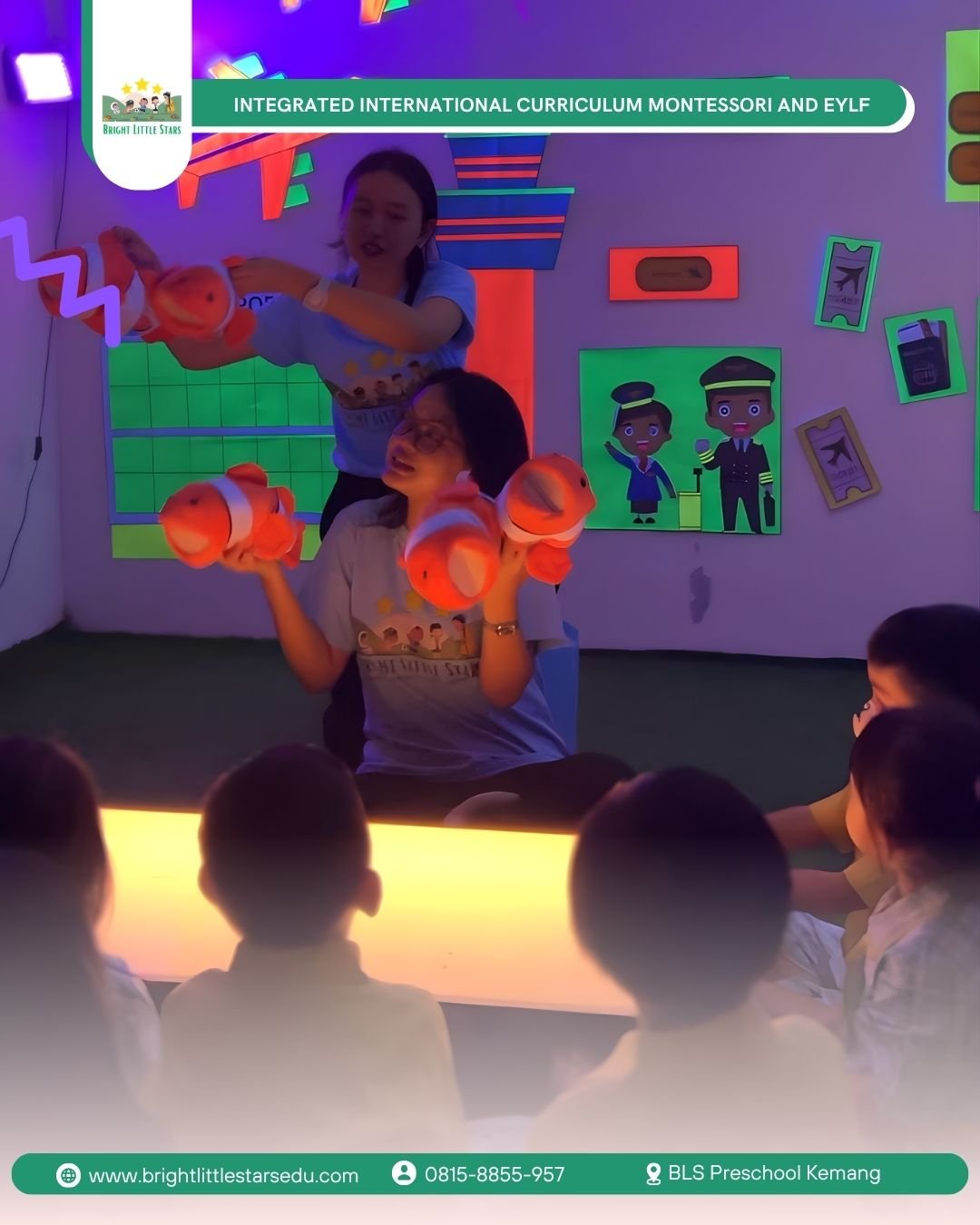 imaginative play at bright little stars preschool kemang jakarta selatan