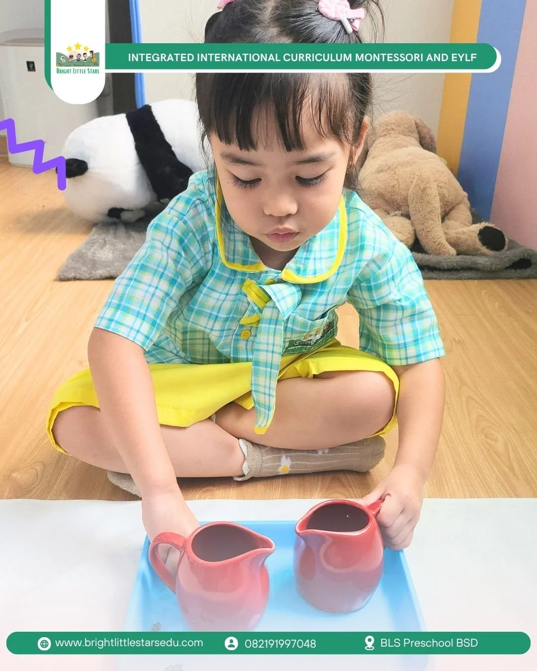 learning responsibility through everyday tasks in bright little stars preschool BSD