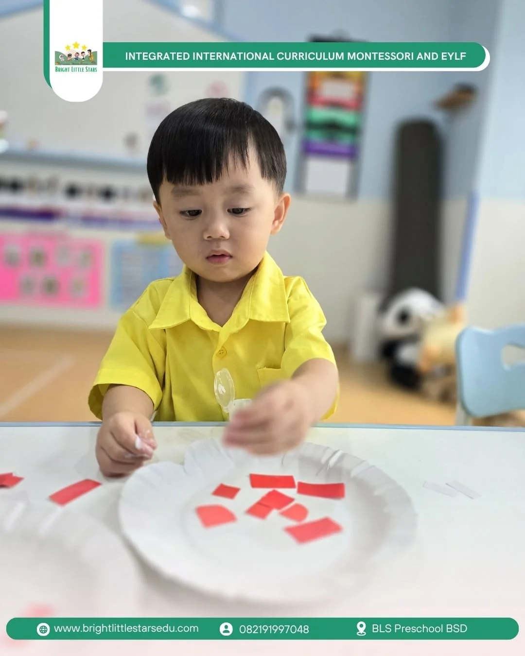building early language skills through play at bright little stars preschool BSD