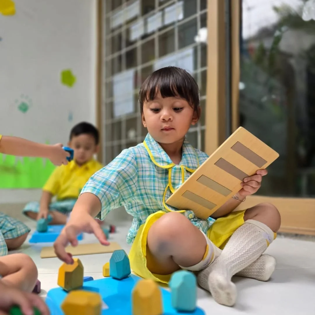 aktivitas pembelajaran di bright little stars preschool & TK kemang