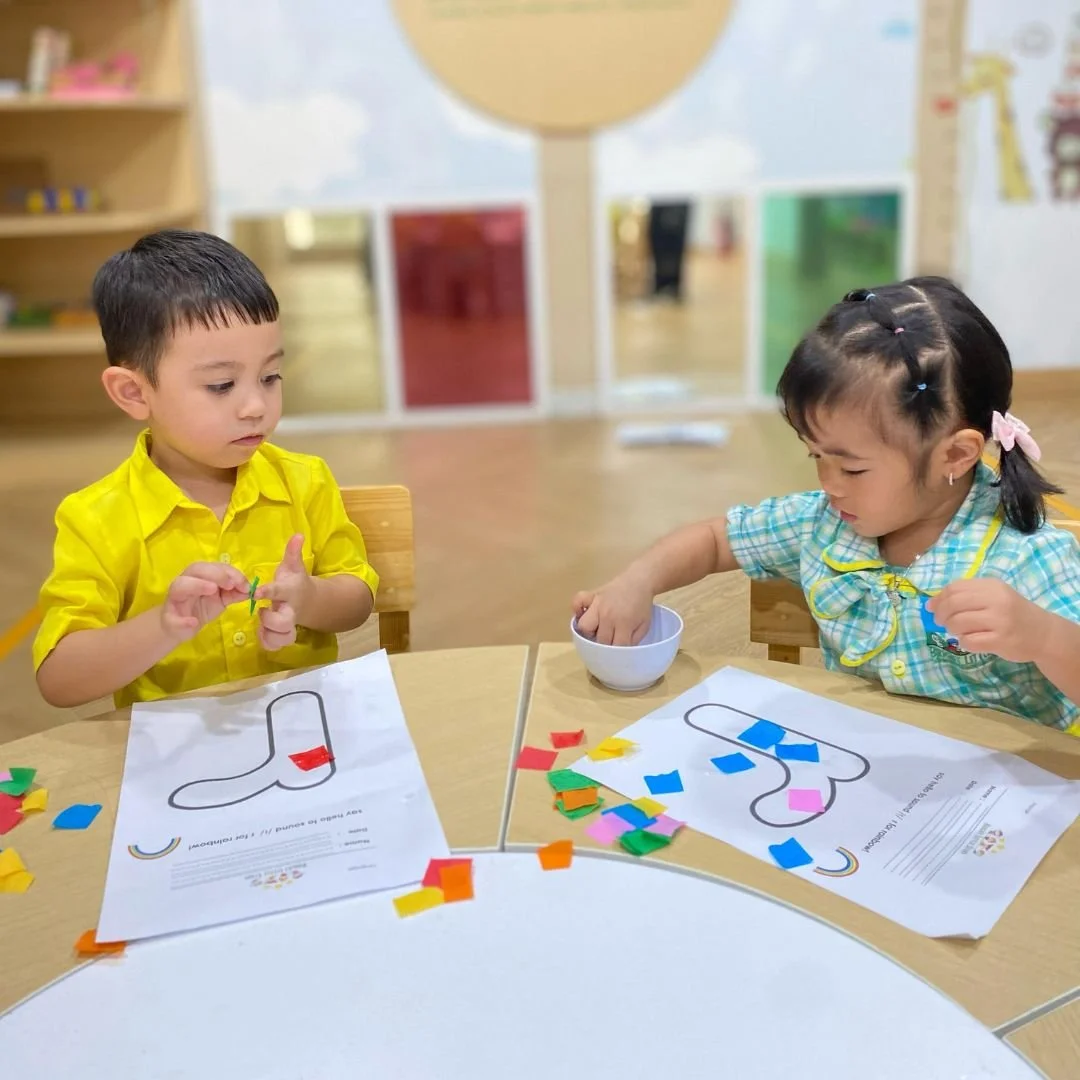 aktivitas pembelajaran di bright little stars preschool & TK kemang