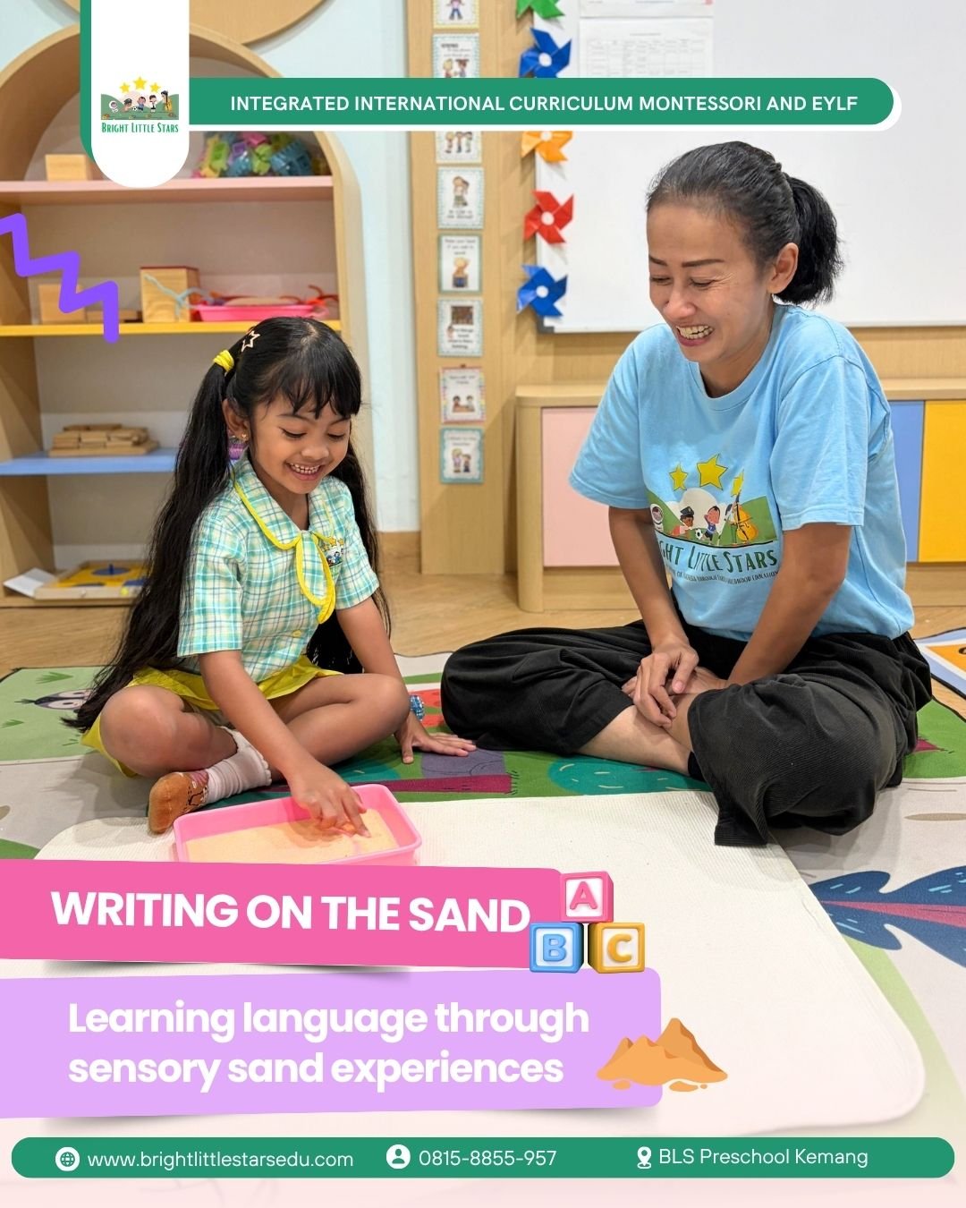 Writing on the Sand: Learning Language Through Sensory Play