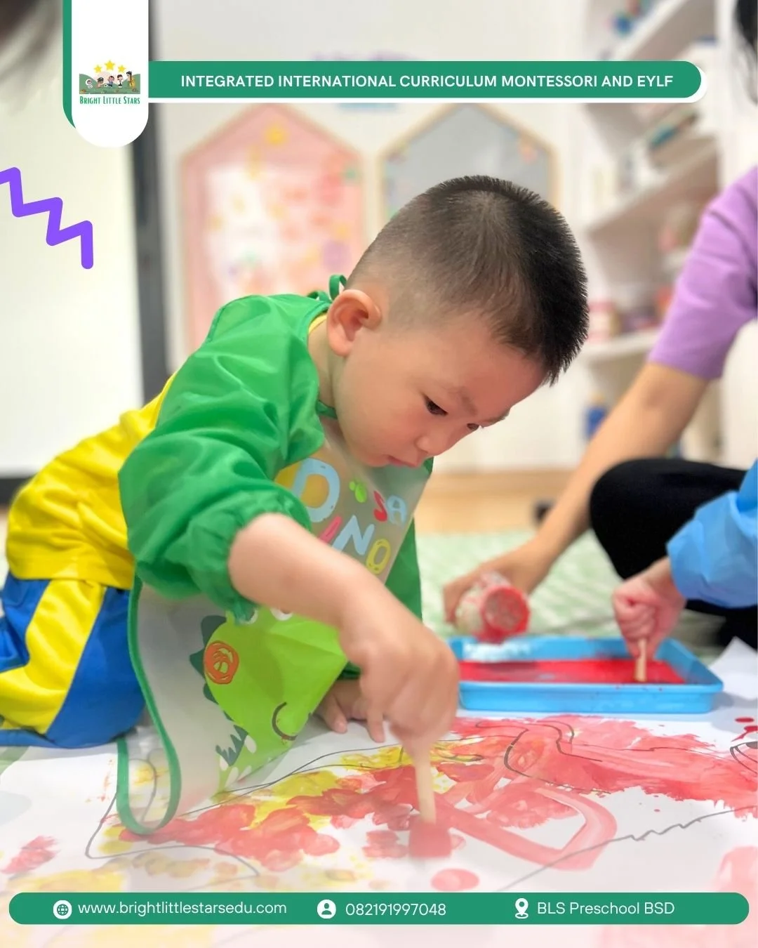 bringing australian animals to life with color at bright little stars preschool BSD