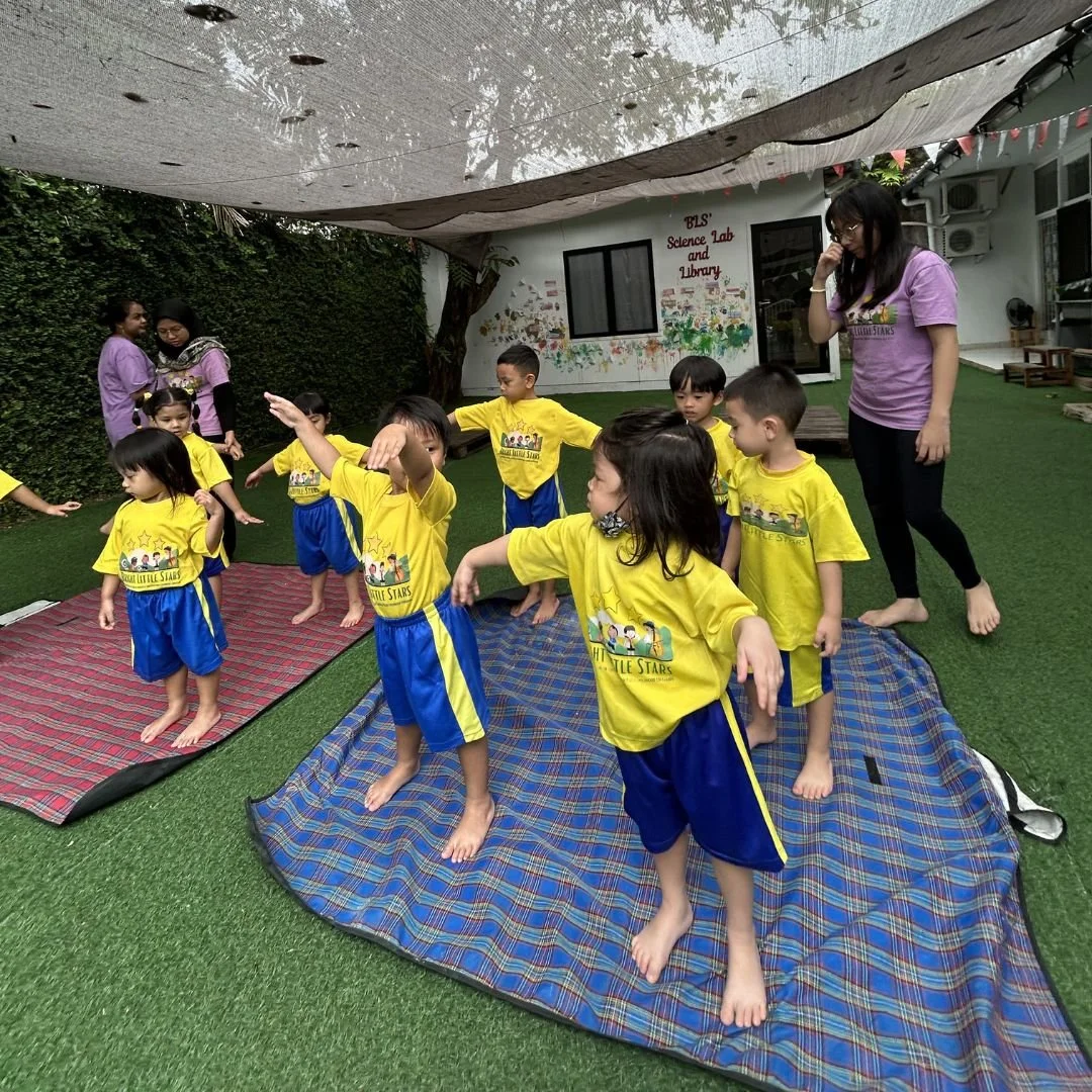 aktivitas pembelajaran di bright little stars preschool & TK kemang