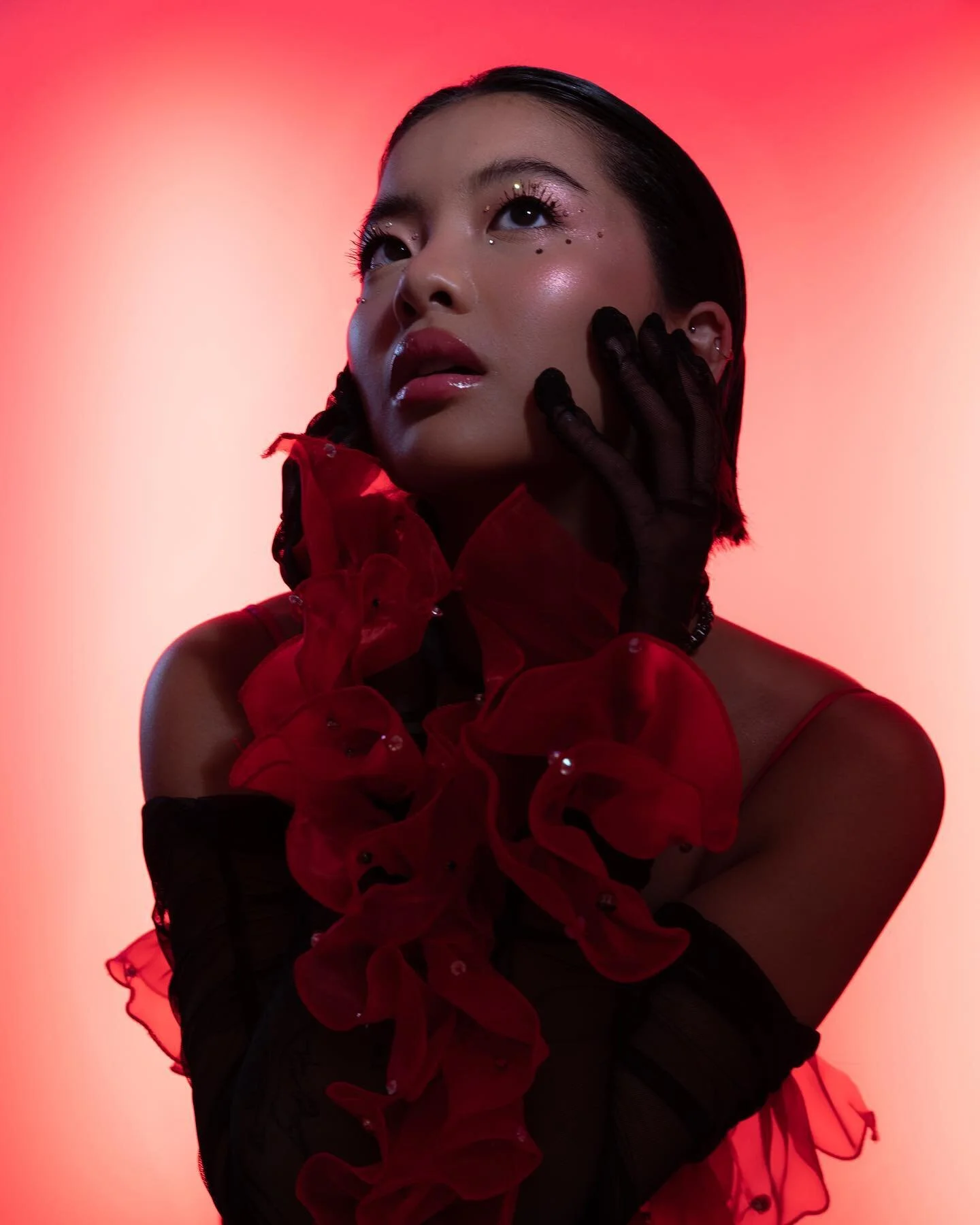 🌹🔥

Muse &amp; Makeup @stxph.h 
Photographer @shotbyleo 
Styling by me

Wearing ✨ 
Necklace @swarovski
Dress @yun_h.j
Custom Gloves Sky.C @the.stylatude
Boots @giuseppezanotti
.
.
.
#styledbyme #styledbycarolinef #stephhui