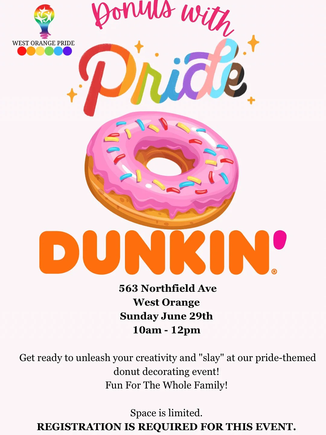 Donuts with Pride at Dunkin'