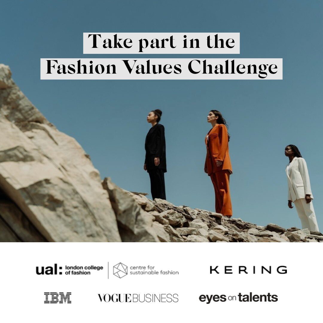 (followed by English ver.)
 サポートとメンターシップであなたのアイデアを次のレベルへ!
FashionValues Challengeは、ファッション業界をより持続可能な未来へとシフトさせるアイデアを実証するために応募者を募集しています。
ファッション業界のプロフェッショナルと学生を対象とする、大変貴重な機会です。応募は1月31日午前10時(イギリス時間)が締め切りです！
  
※日本支部への応募は2022年12月12日(月)に締切りました。 

詳細はこちら： ht