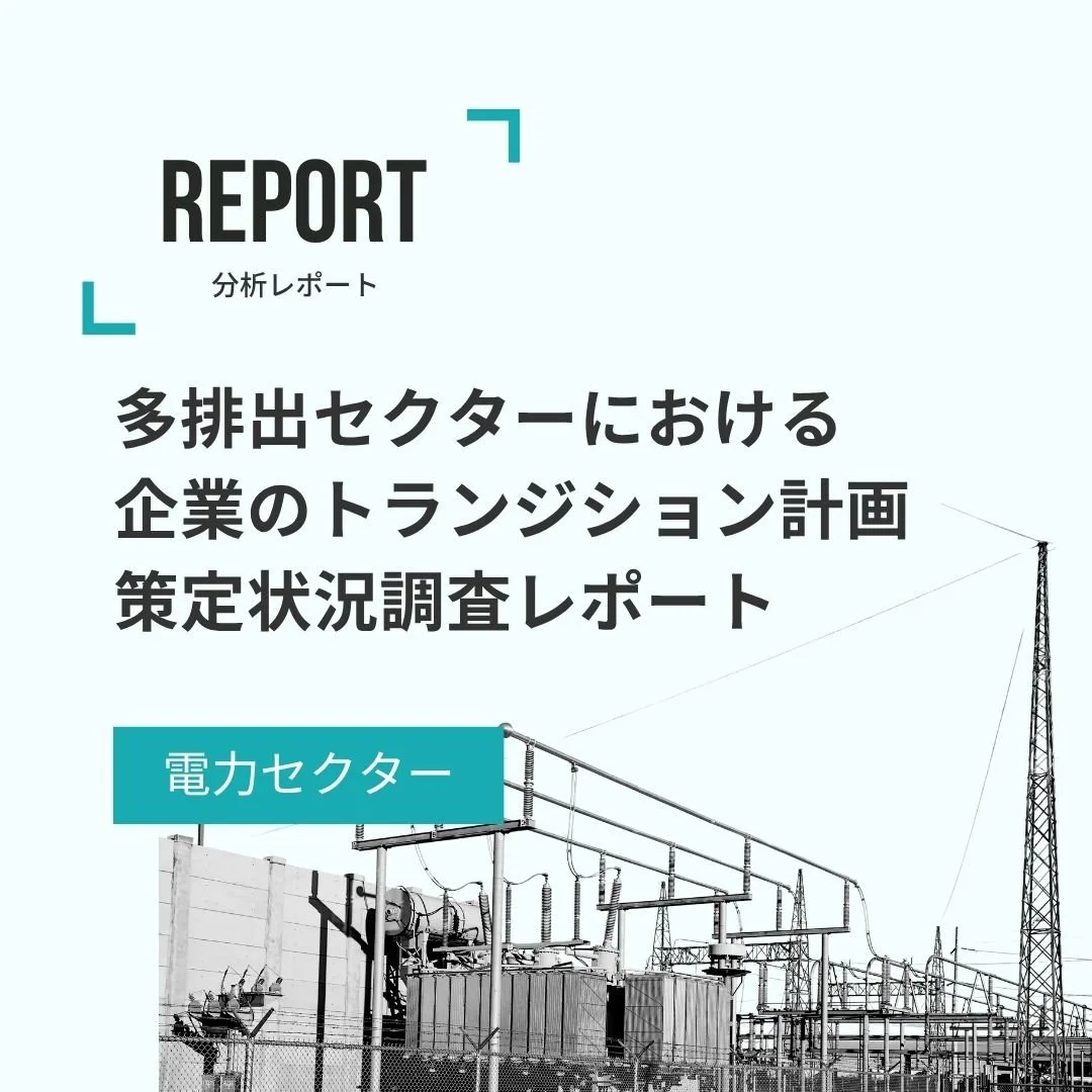 多排出セクターにおける 企業のトランジション計画策定状況調査レポート2025 電力セクター