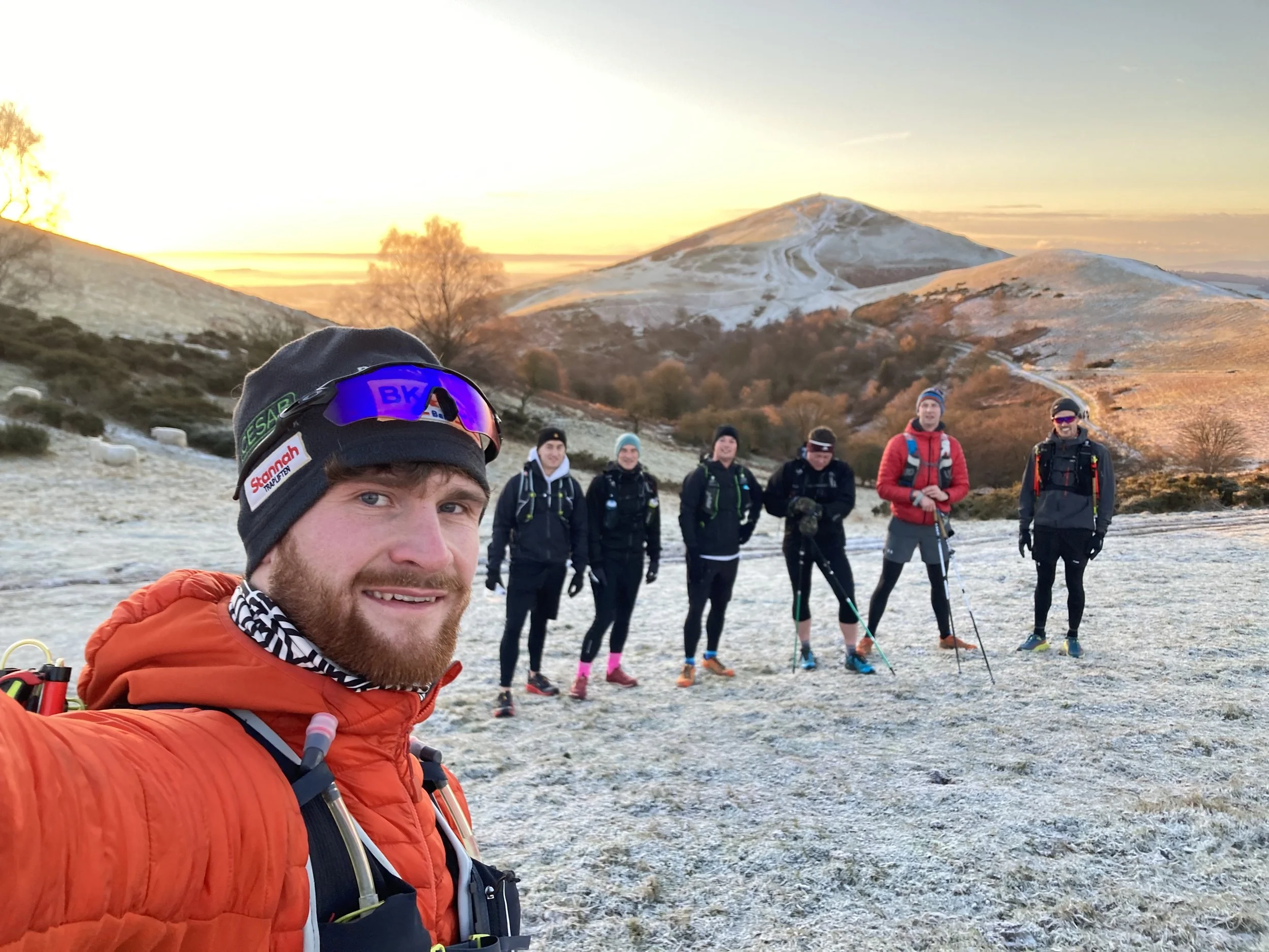Running the length of the Malvern Hills and back in -2 degrees
