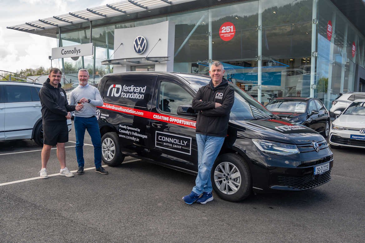 Rio Ferdinand Foundation announce partnership with Connolly’s Volkswagen Commercials