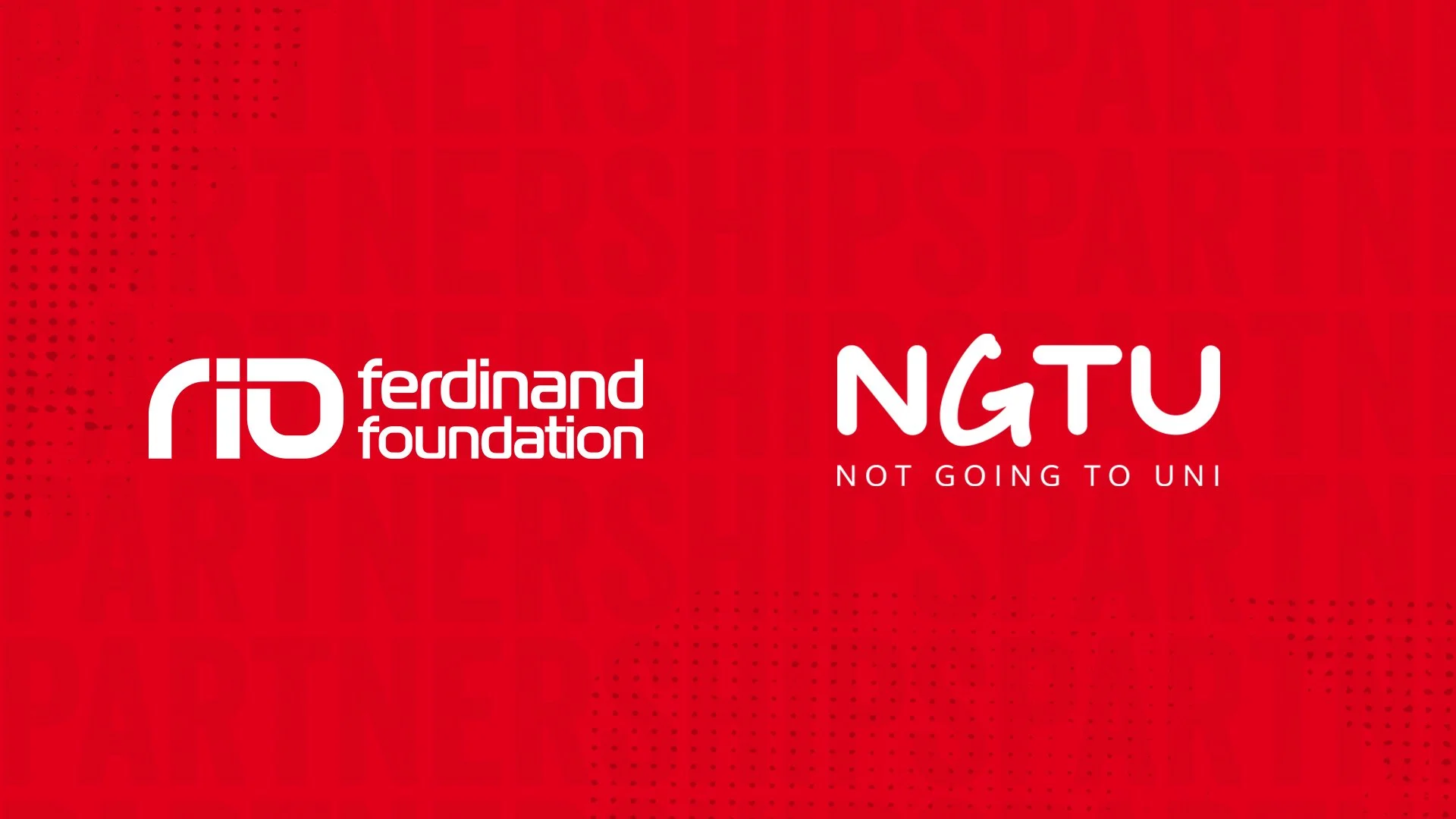 Ambition has no single route: Rio Ferdinand Foundation Announces New Partnership with Not Going to Uni