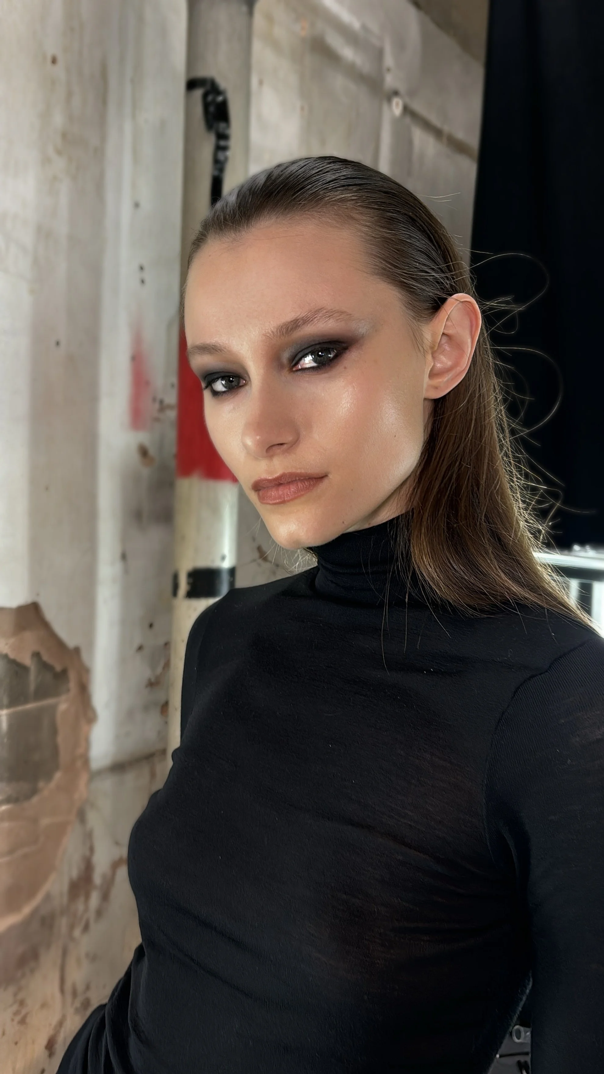 Backstage at London Fashion Week