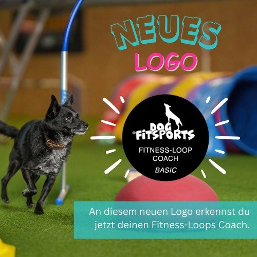 Im @dogfitsports Ausbildungszentrum geschulte Fitness-Loops Coaches erkennst du jetzt einheitlich an diesem Logo. 

Und die Loop Begeisterung w&auml;chst!🎉

Aktuell sind 34 Coaches in Deutschland, &Ouml;sterreich und der Schweiz auf der Fitness-Loop