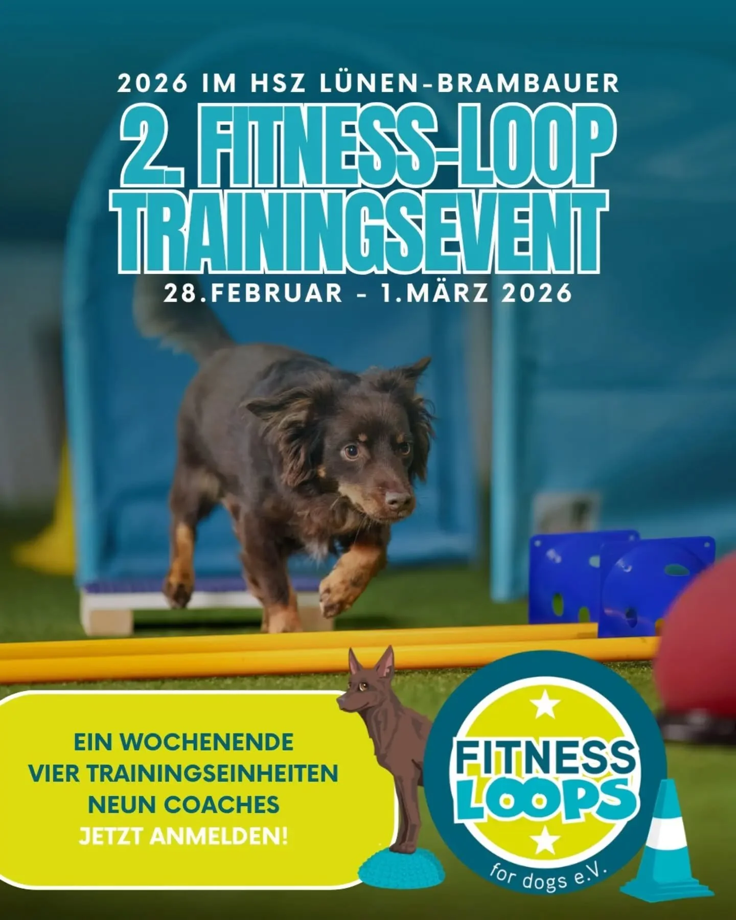 Nach einem gelungenen Auftakt im August diesen Jahres, geht das Fitness-Loop Event in L&uuml;nen in die zweite Runde!🥳

Wir freuen uns sehr, dass Sandra Rutz, die Erfinderin der Fitness-Loops, in diesem Jahr auch dabei sein wird. 
Au&szlig;erdem kon
