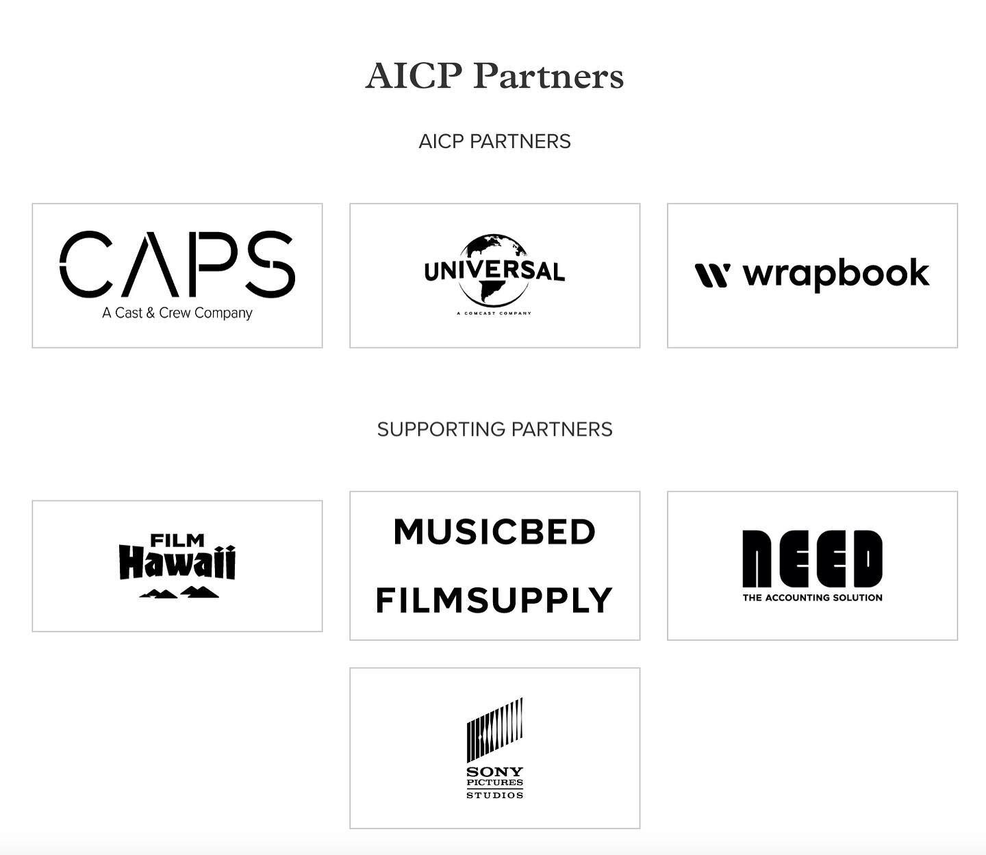2023 AICP SUPPORTING PARTNERS!