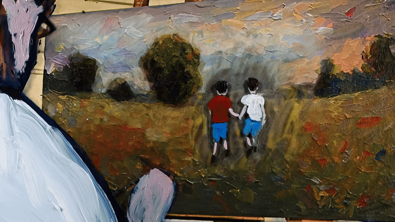 Oil-paint-on-glass Animation Short Course