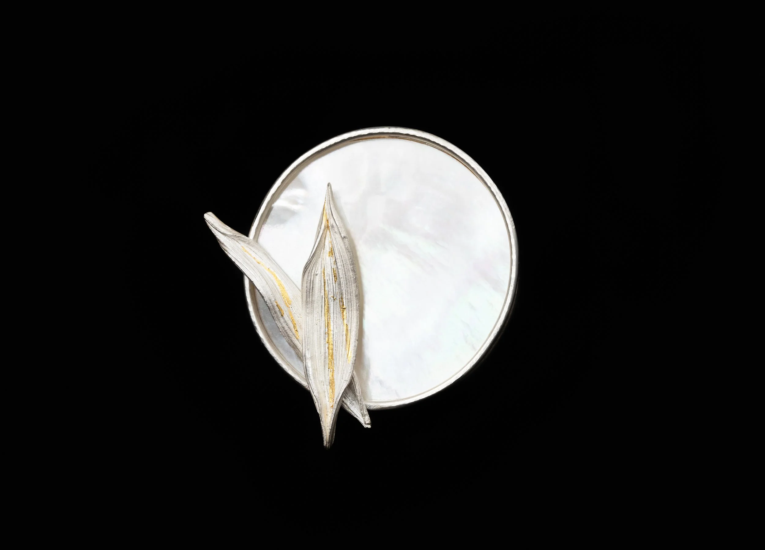 Brooch - Love letter under the Willow tree