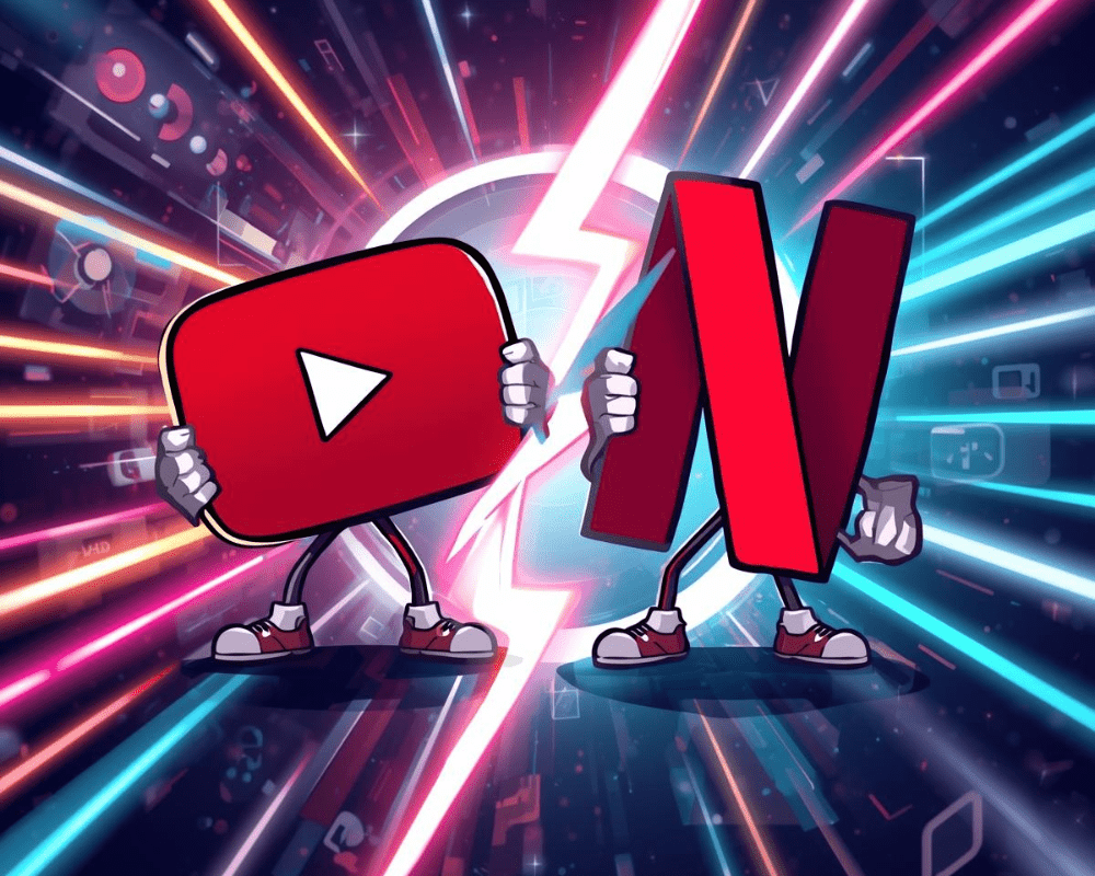 YouTube e Netflix: a concorrência que está a redefinir o consumo audiovisual