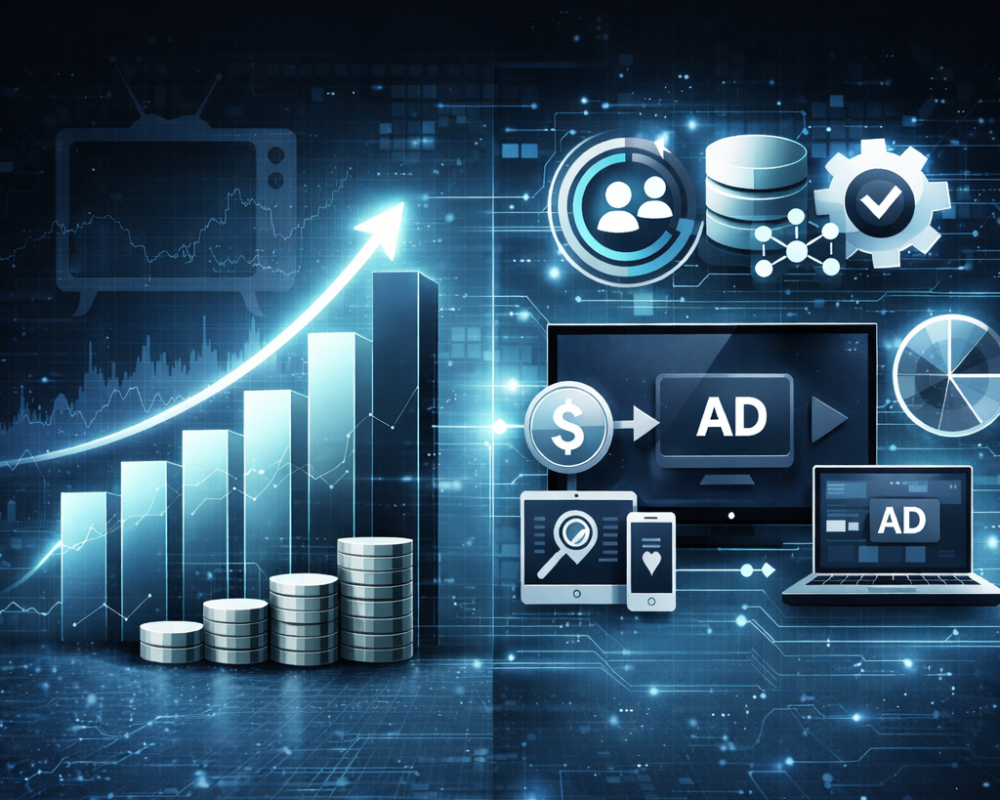 A CTV e o streaming impulsionam o crescimento da publicidade programática em 2026