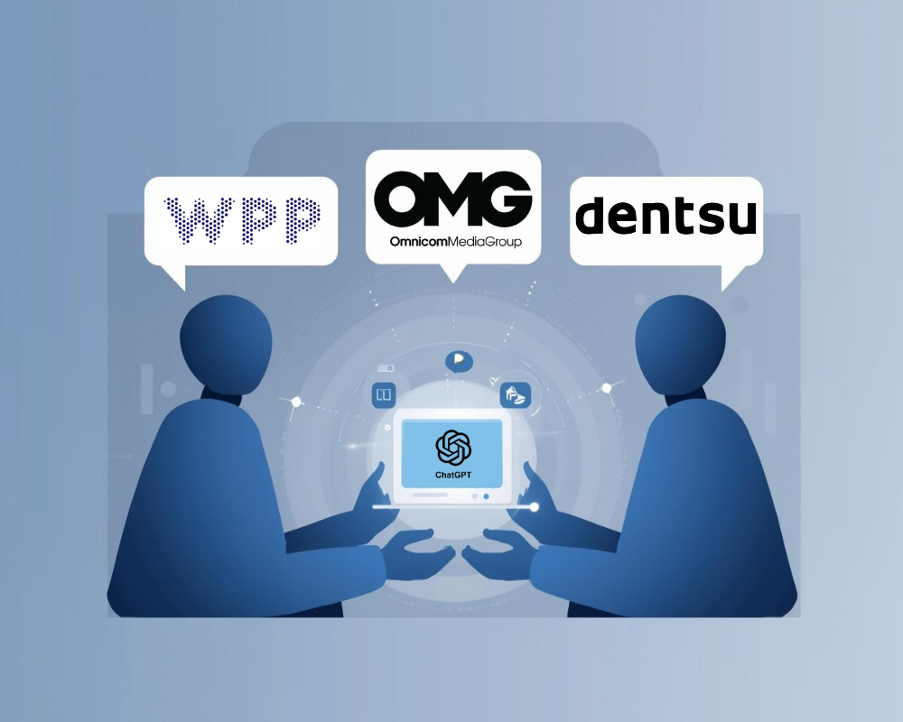 Omnicom, WPP e Dentsu juntam-se ao primeiro teste de publicidade dentro do ChatGPT