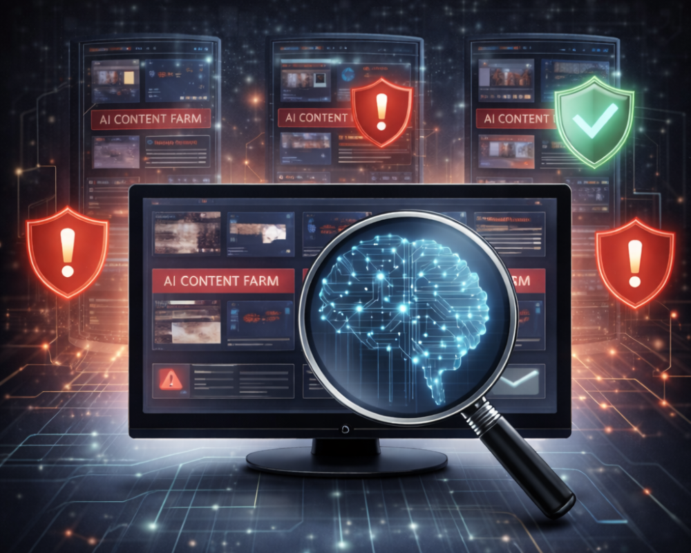 A NewsGuard lança uma ferramenta para detetar websites que publicam conteúdo gerado por IA em larga escala