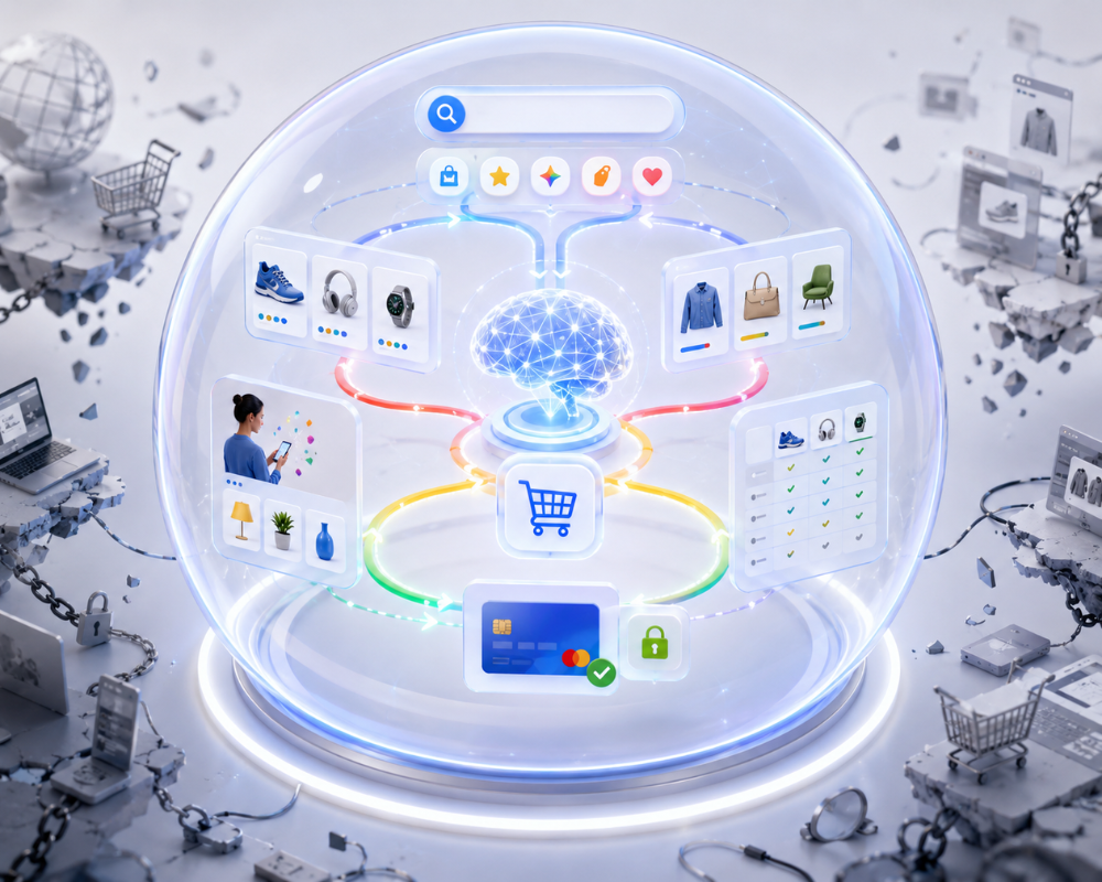 A Google quer fechar todo o percurso de compra dentro do seu próprio ecossistema de IA