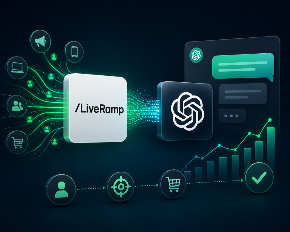 A LiveRamp torna-se o primeiro parceiro da OpenAI para medir conversões publicitárias no ChatGPT