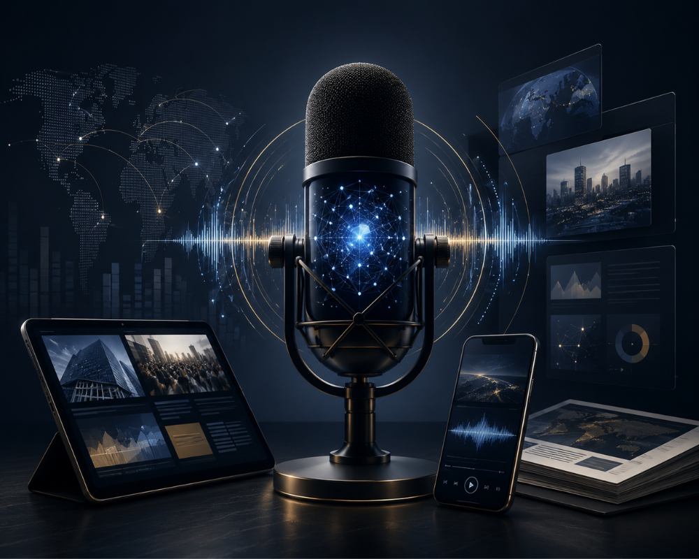 A Forbes aposta no áudio com um podcast diário criado por inteligência artificial