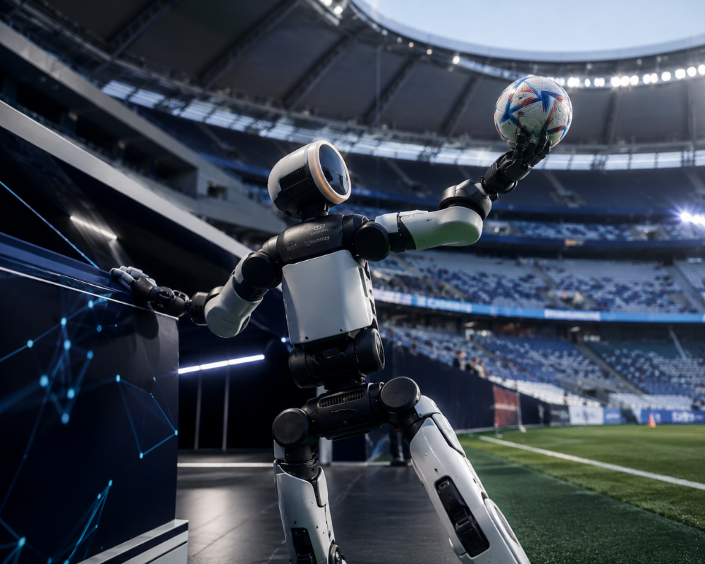 Hyundai leva a robótica ao intervalo do Mundial com uma ativação protagonizada pelo robô Atlas