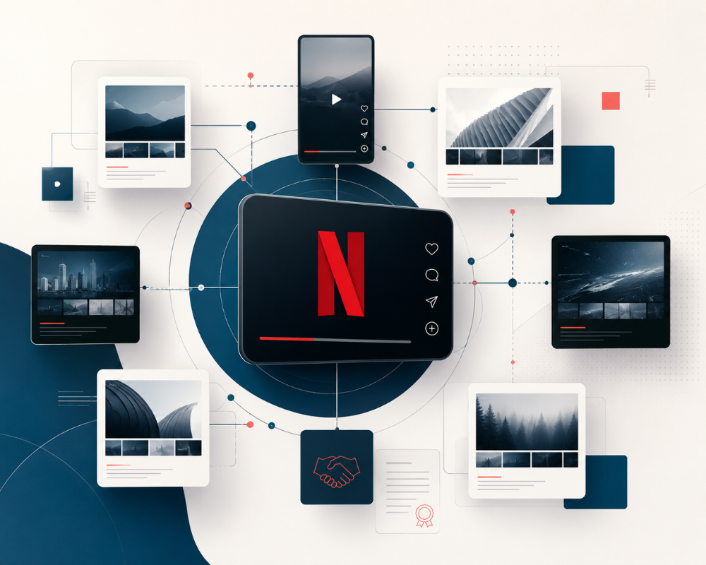 A Netflix reforça a aposta no vídeo curto com novos acordos com publishers