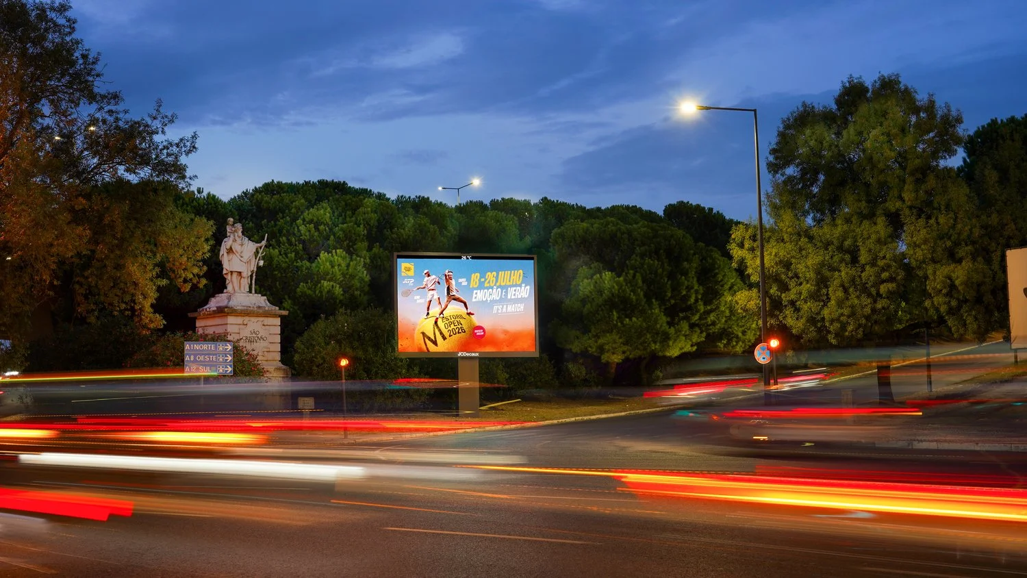 JCDecaux e Millennium Estoril Open celebram 11 anos de parceria com foco no poder do Digital Out-of-Home