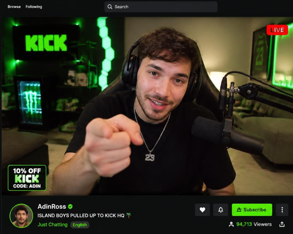 Kick lança a sua plataforma publicitária para captar maior investimento dos anunciantes