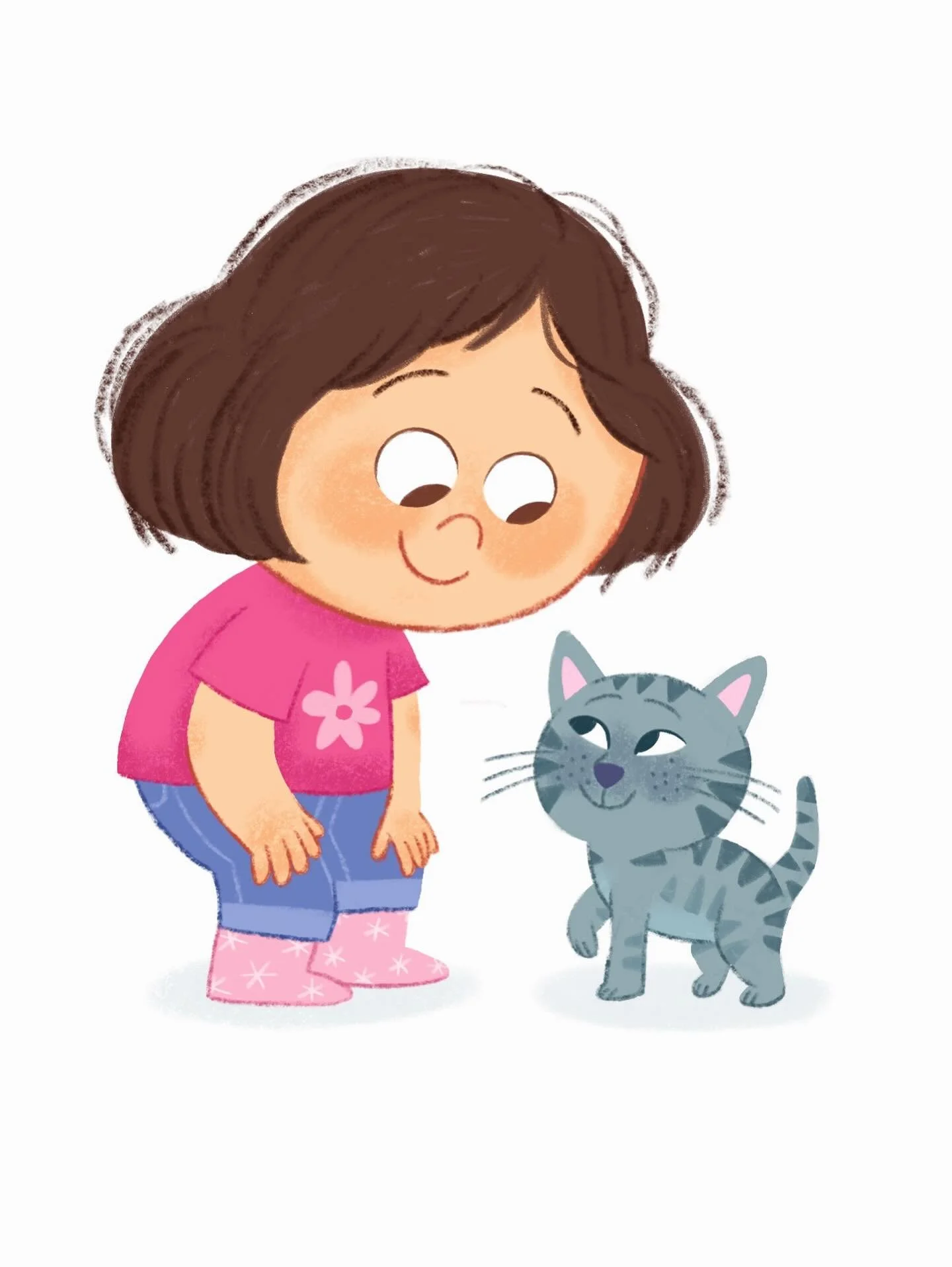 Hellocatilikepinkwhatdoyoulikeisitpinklittlekittycatsocuteiloveyou - Excited Toddler, 2025

#kidlitillustration #kidlit #kidlitillustrator #catsfollowers #kittycatlove