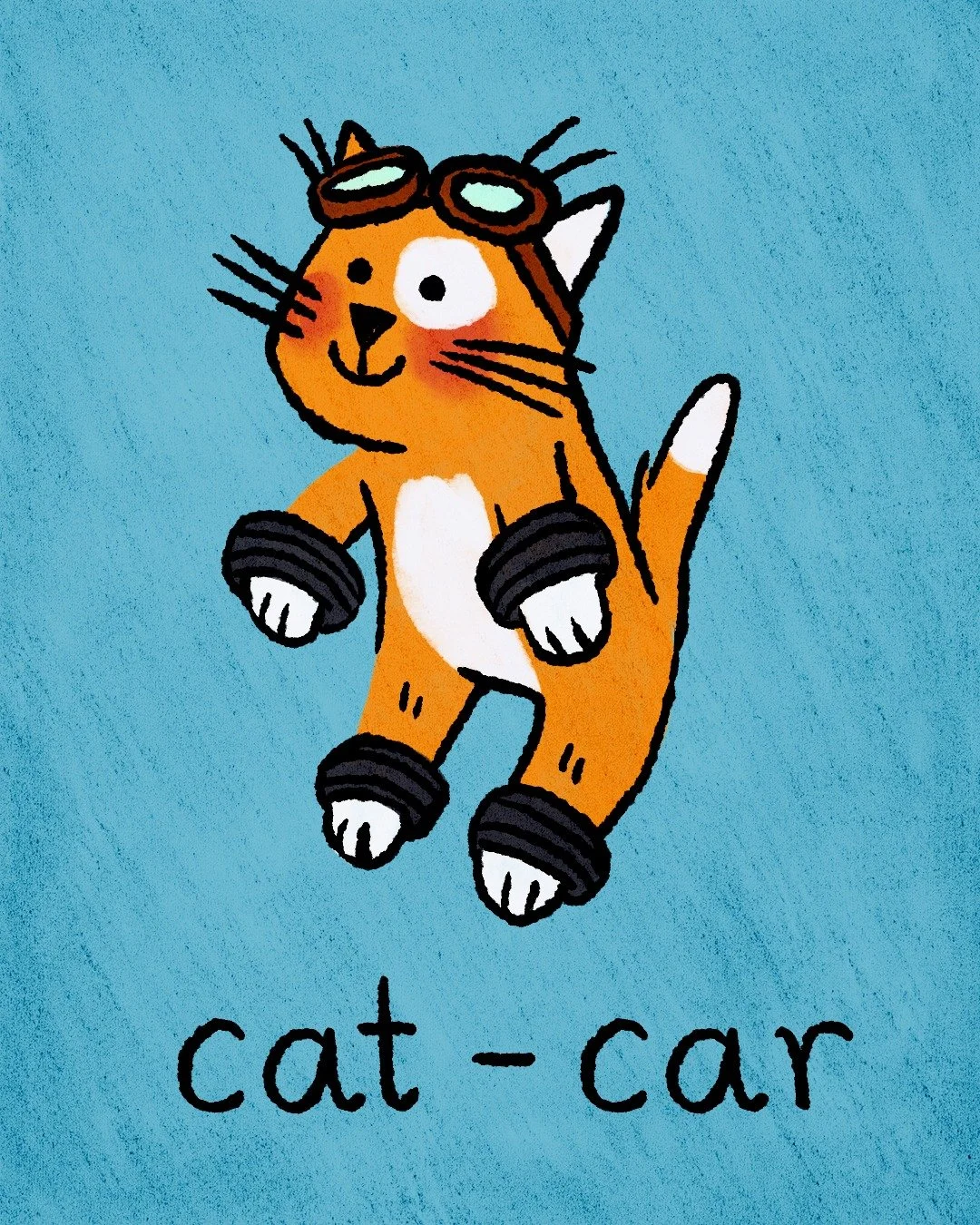 Happy National Illustration Day! I'm forever inspired by my wonderful children. Today, I found a cat with Lego wheels attached to its paws, and was told it was a cat-car. Obviously. You just can't beat the creativity of a two year old!
Oliver Jeffers