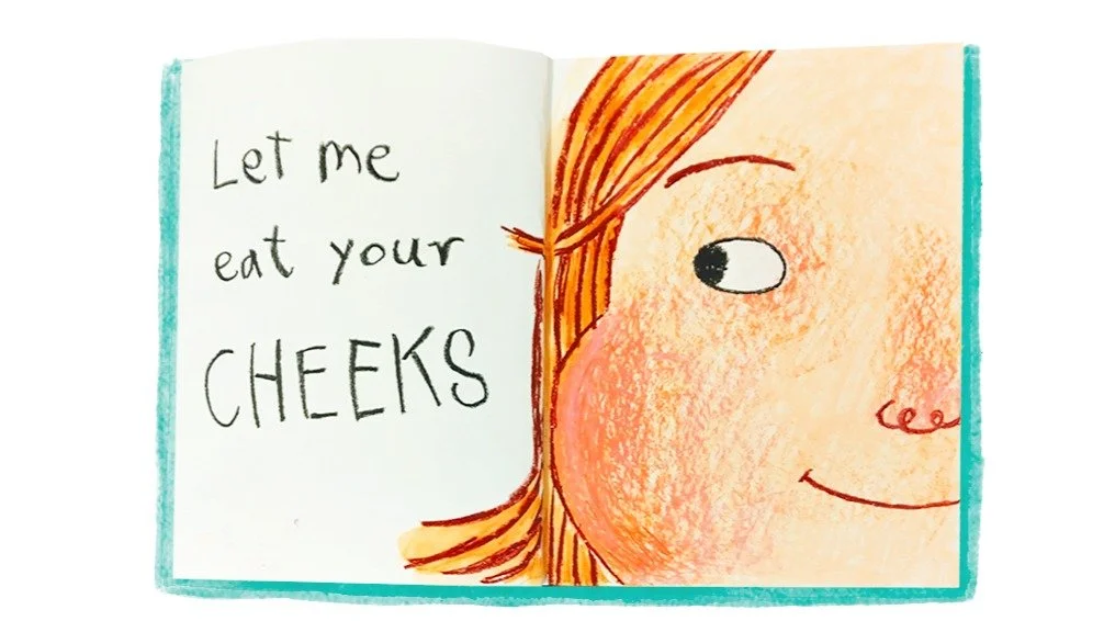 Chomp chomp babies are cute 
and I gotta eat their cheeks 🥟

#IllustratorsOfInstagram #BookIllustration #southasianartist #britishasianartist #womenwhodraw#kidlit #illustration #childrensbookillistrator #picturebookartwork #coverart