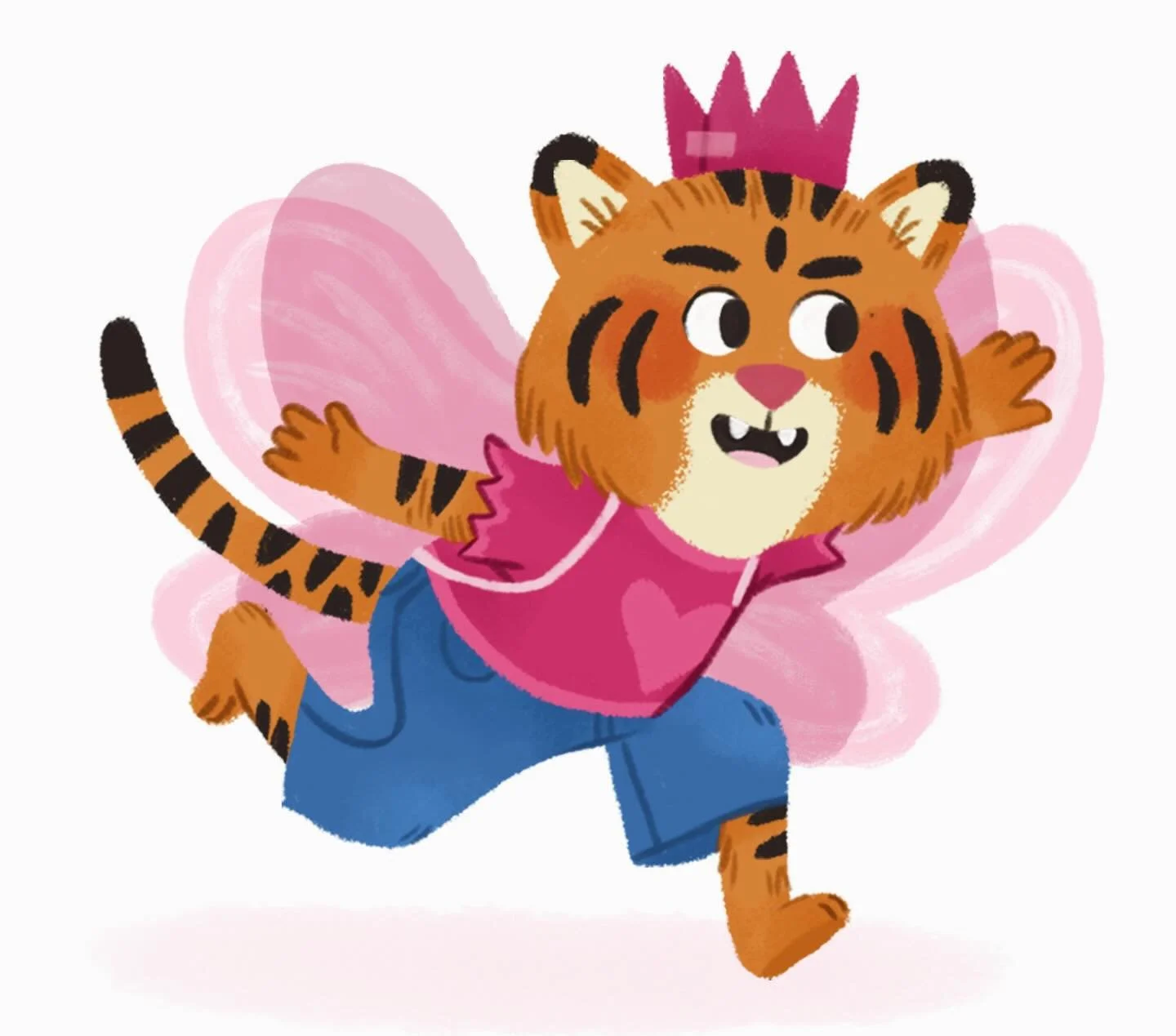 Flying high! 

 #kidlitart #childrensbooks #picturebookillustration #southasianart #tiger