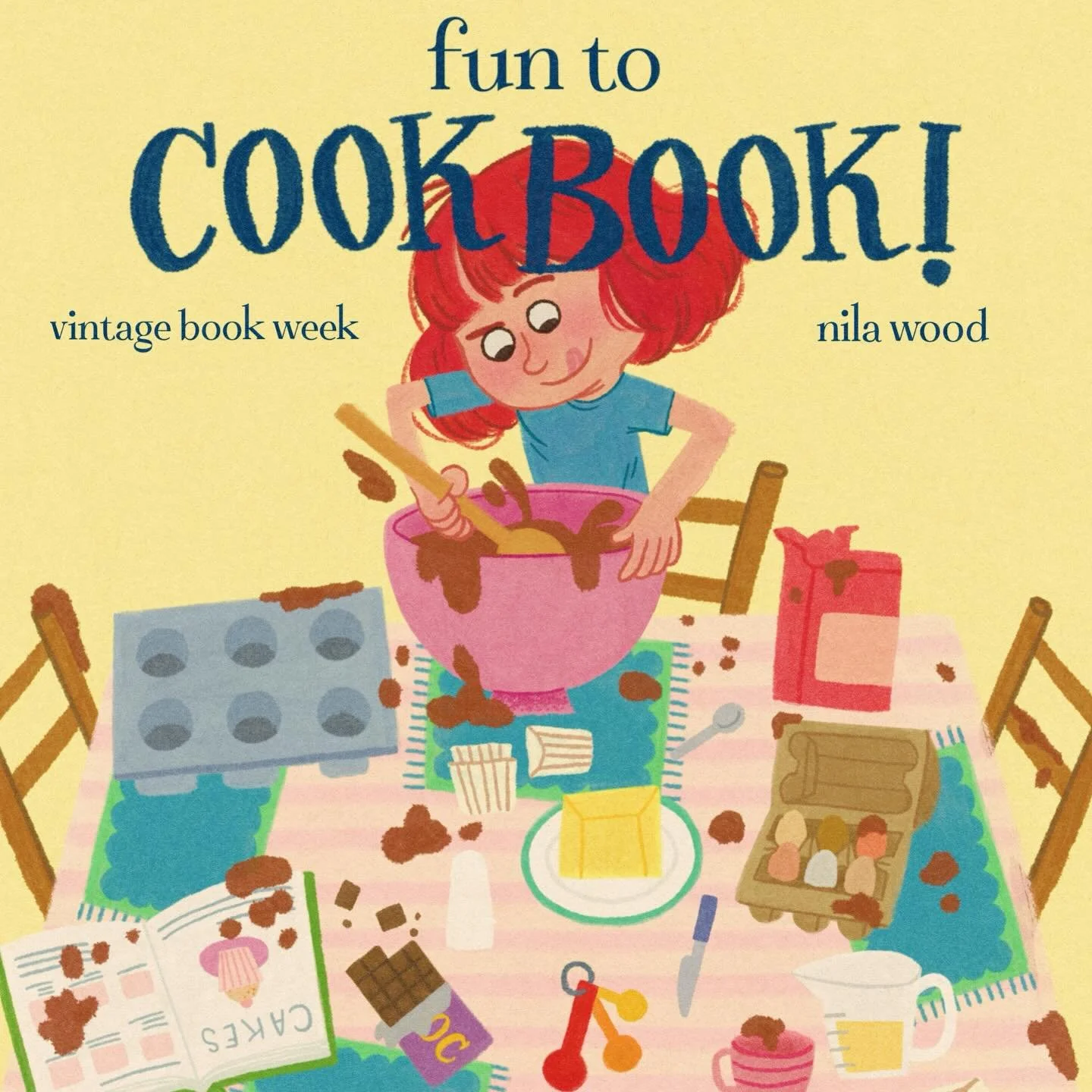 Today it&rsquo;s the Fun to Cook Book! This is much more like how I&rsquo;d imagine it would go &hellip;

Thank you to the hosts!
@geeksarecool 
@le_facciotte 
@elizabeth.leyk.illustration 
@sarafandrey_illustrations 
@valeriaillustrates 
@moniquedon