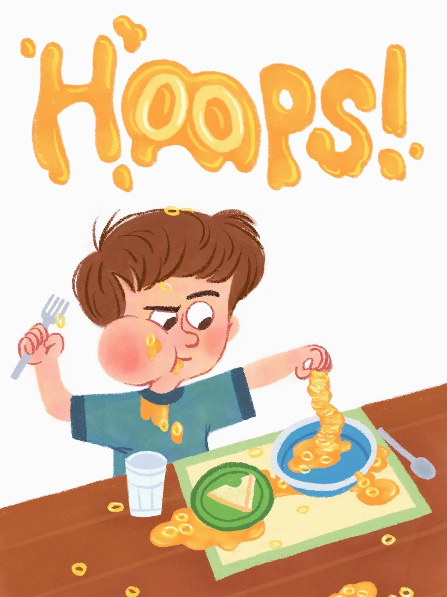 My entry for this month&rsquo;s @scbwi Draw This! The theme is HOOPS! Swipe to see a quick video of my process.
⭐️🥫🍝
#scbwidrawthis 
#scbwiillustrators
#scbwi