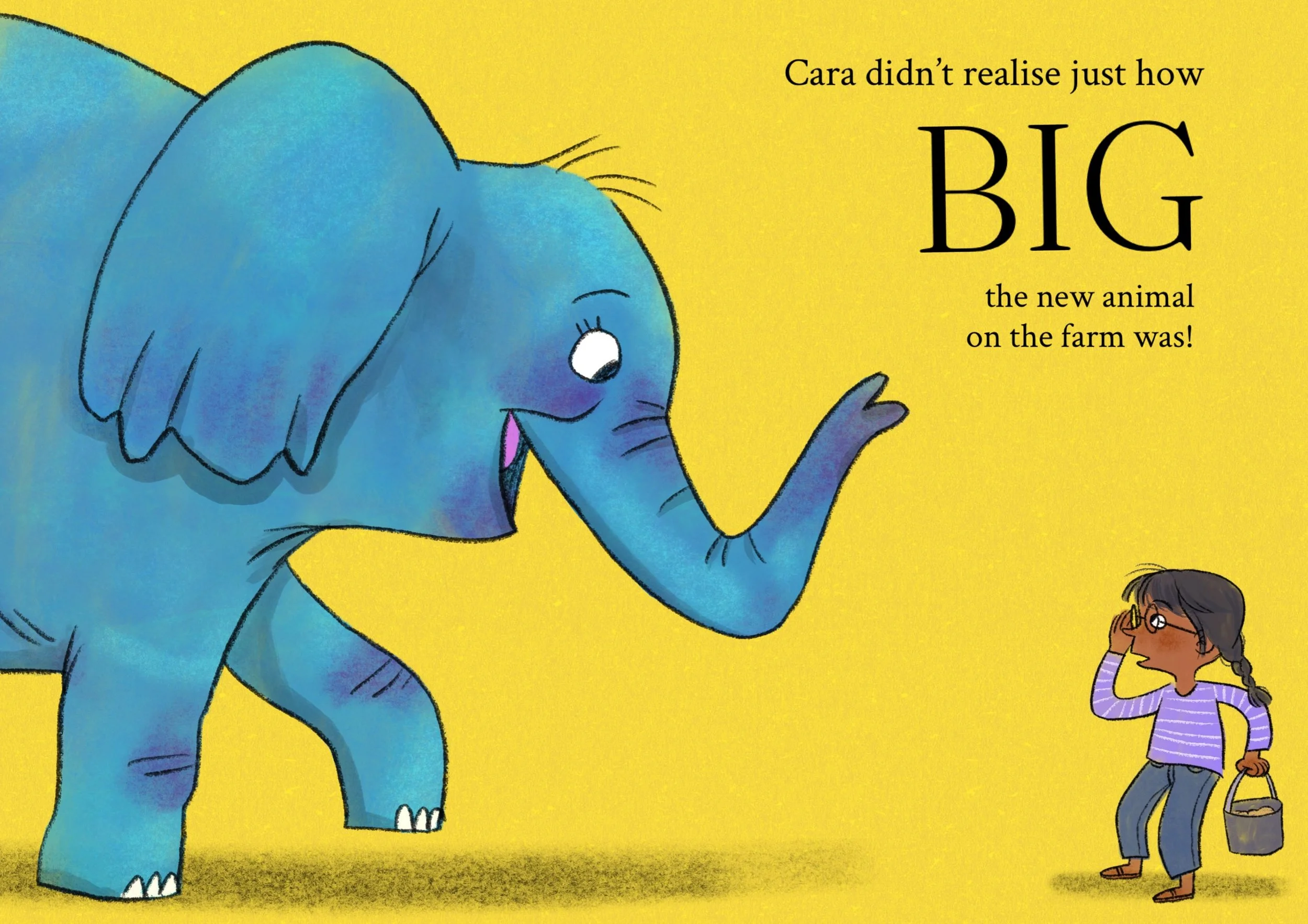 Poor Cara! 

#childrensbookillustration #tamilartist #elephantintheroom #surprise