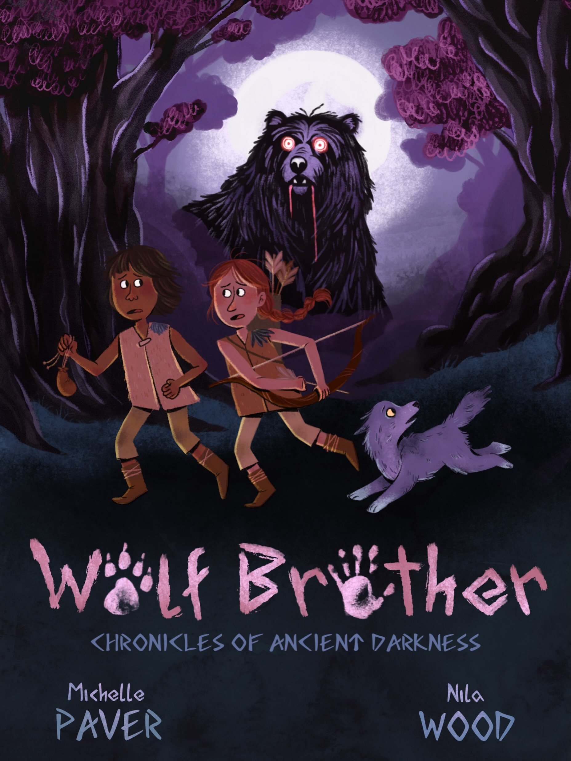 This was my absolute favourite series from @michelle.paver - to kick off October I wanted to create my own versions of the iconic cover art. Happy spooky season! 💀🐻🐺🖐️

#tamilartist #bookcoverdesign #coverart #wolf #kidlit